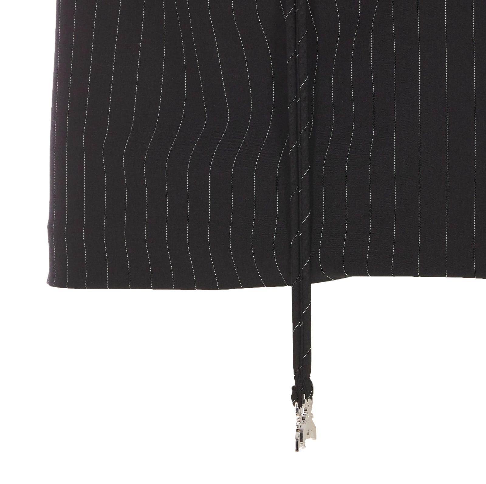 Shop Patrizia Pepe Mini Skirt In Black