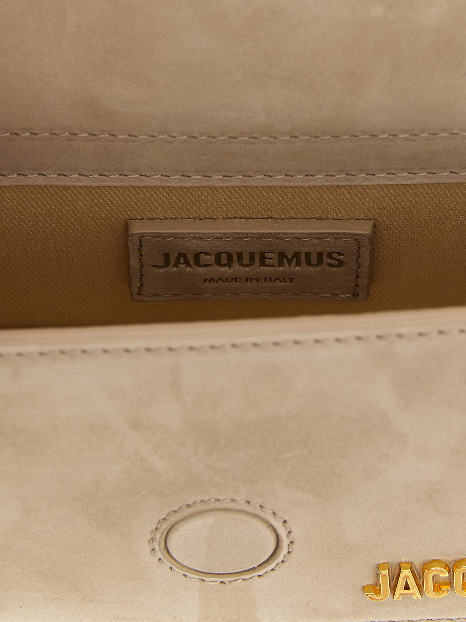 Jacquemus Beige The Bambino Crossbody Bag In Neutral