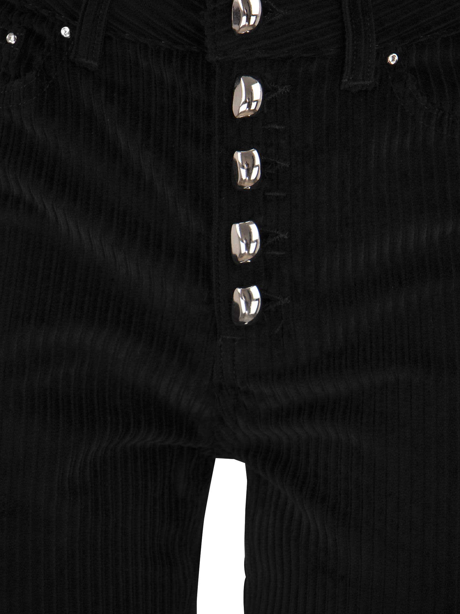 Dondup Woman Pants Black Size 31 Cotton, Elastomultiester, Elastane In Black