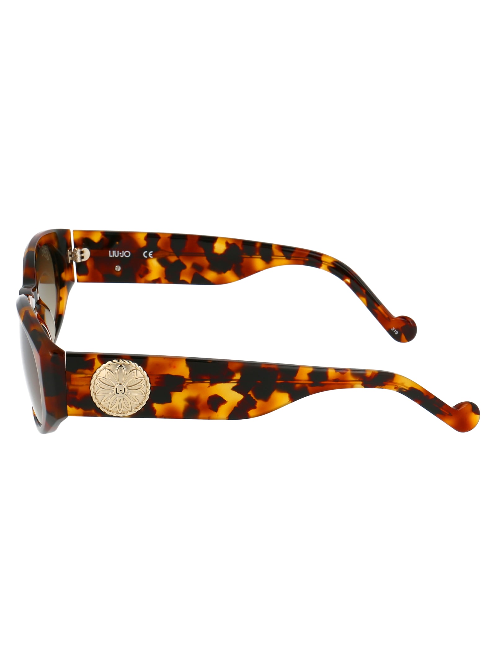 Shop Liu •jo Lj716s Sunglasses In 215 Havana