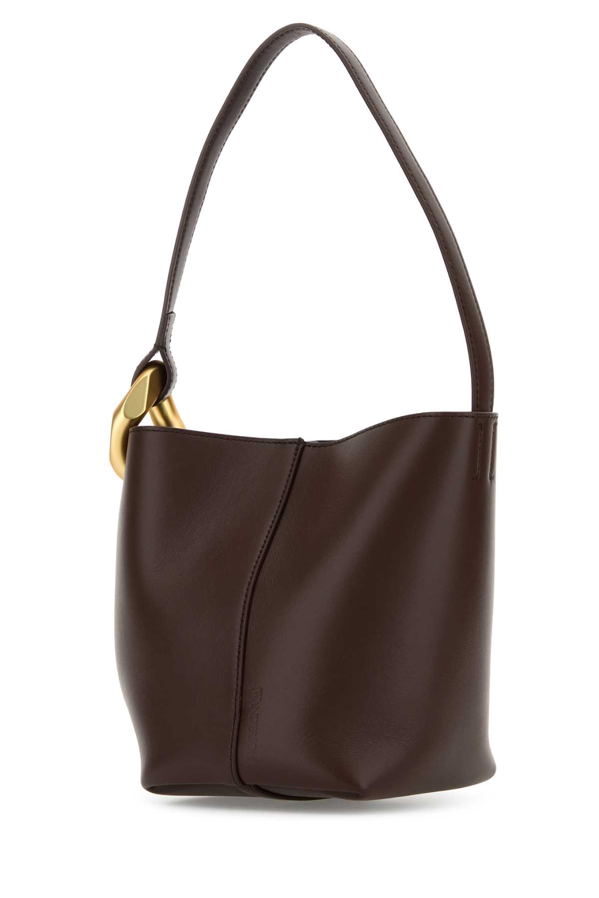 Jw Anderson Brown Suede Shoulder Bag In Brown