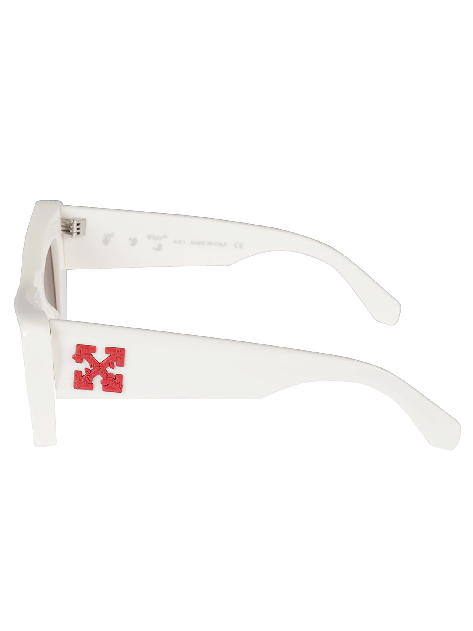 Shop Off-white Accra Sunglasses In White
