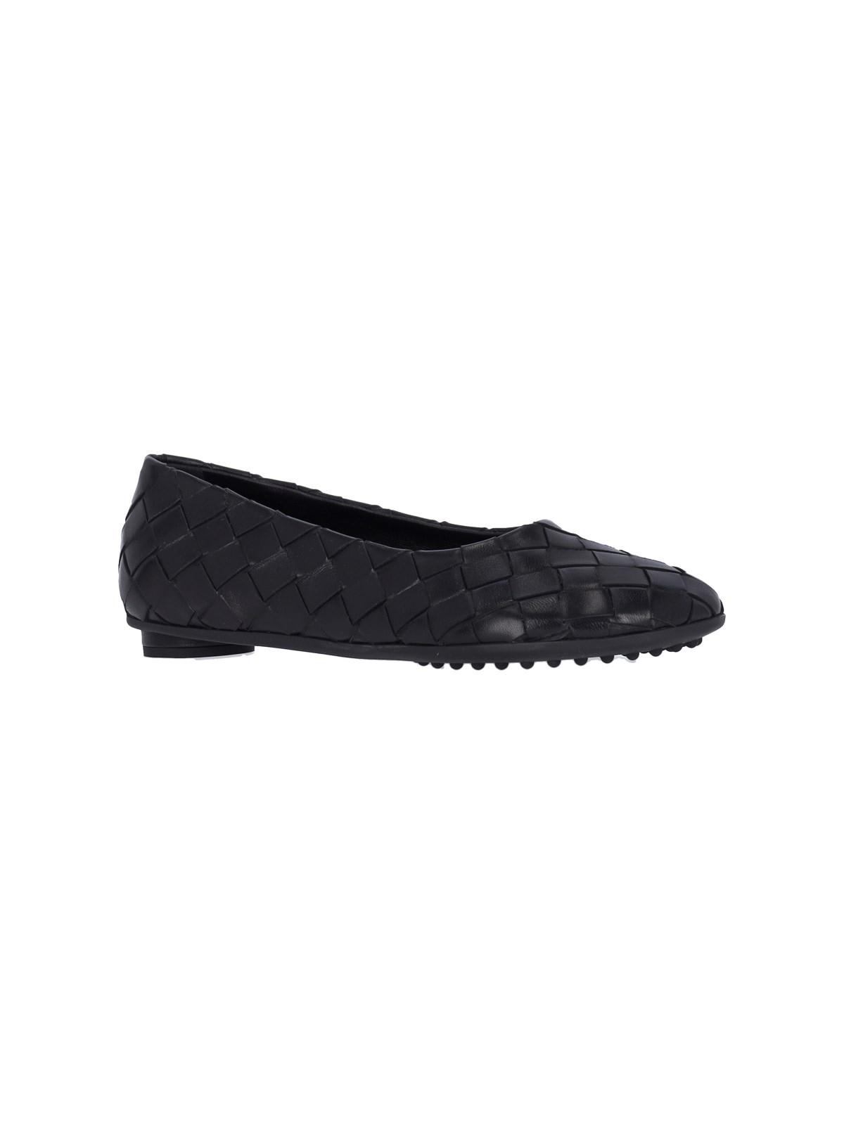 Braided Leather Ballet Flats