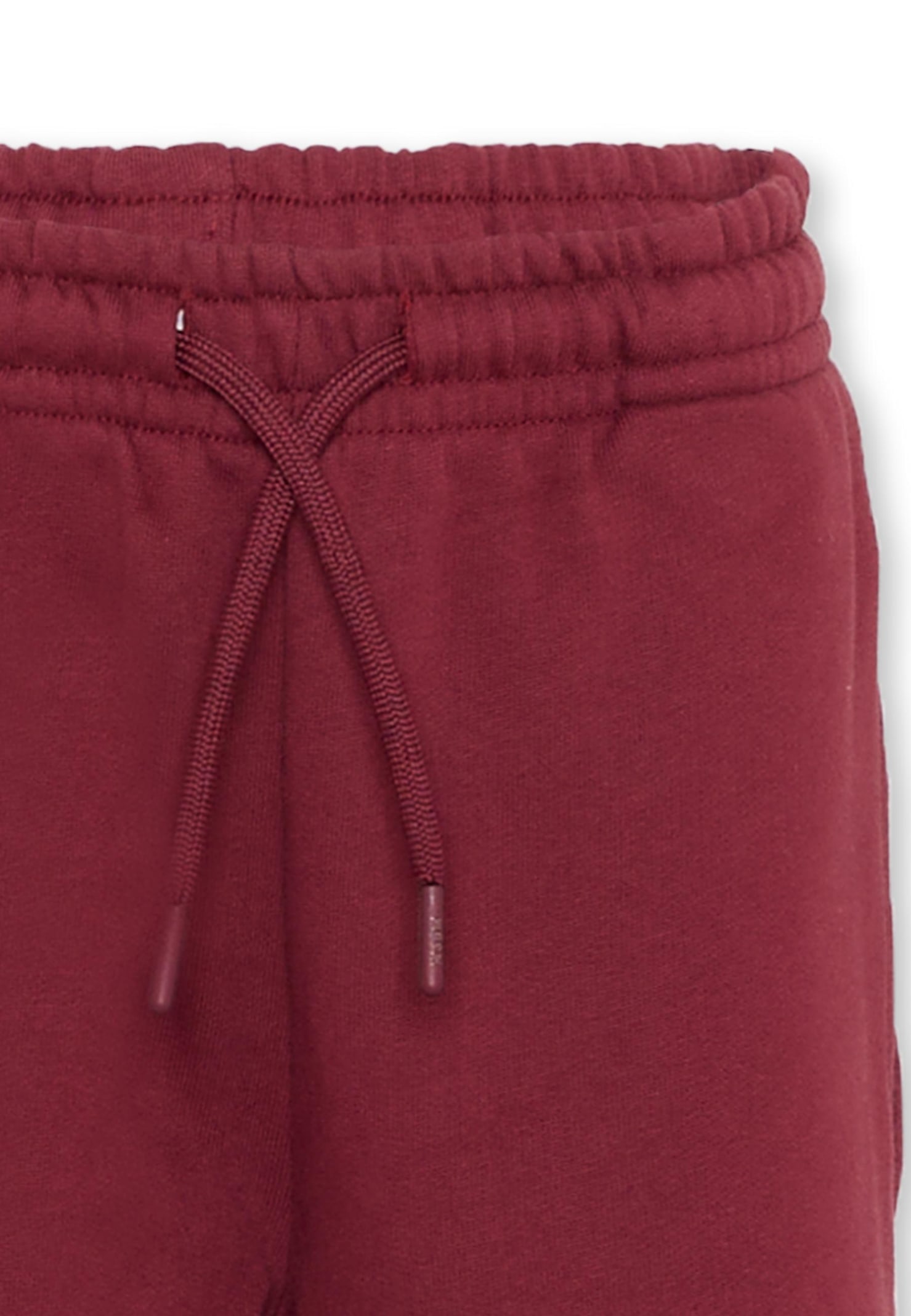 Msgm Burgundy Trousers For Kids With Logo In Burgundy