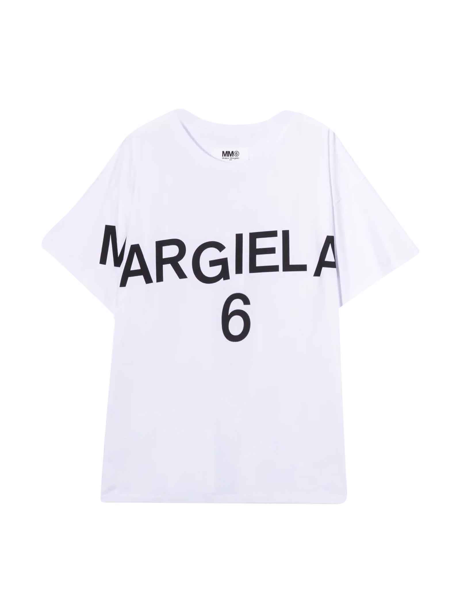 MM6 Maison Margiela White T-shirt Unisex Kids