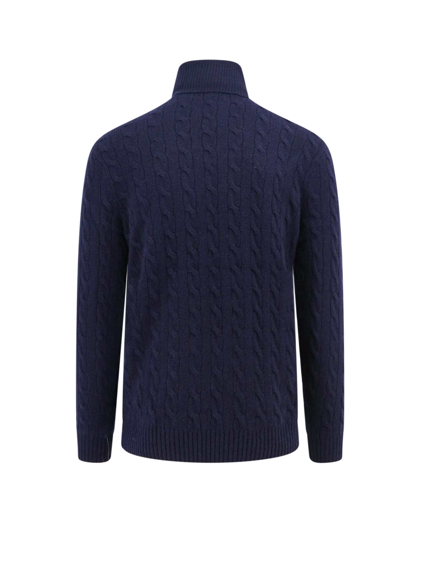 Polo Ralph Lauren Roll-neck Sweater In Blue