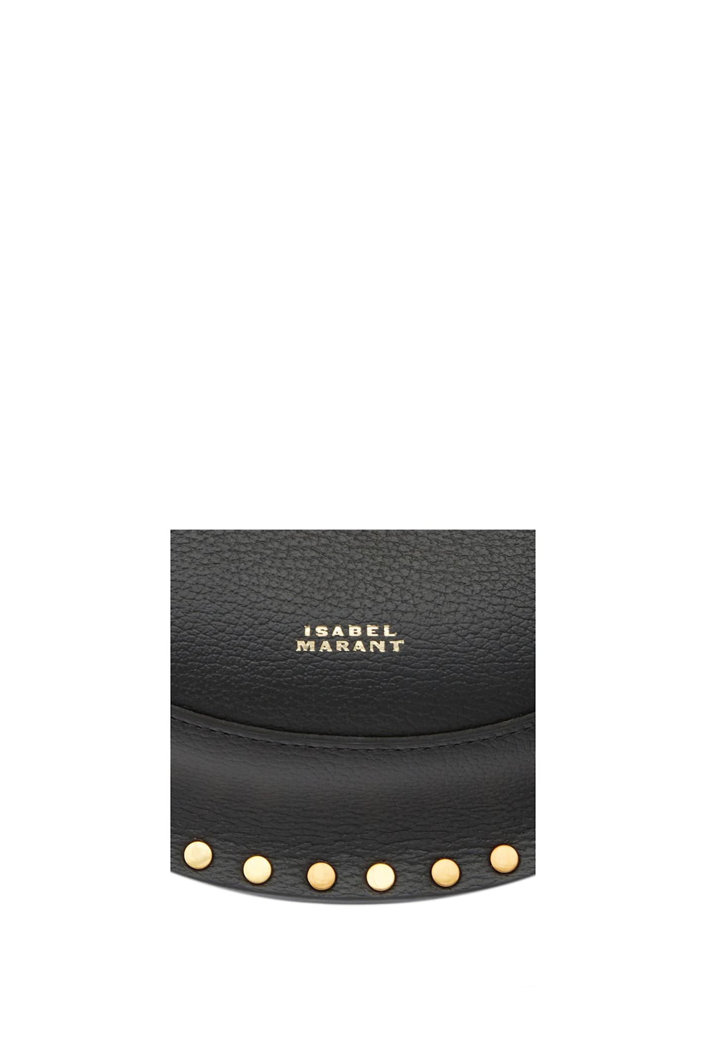 Shop Isabel Marant Mini Moon Shoulder Bag In Black