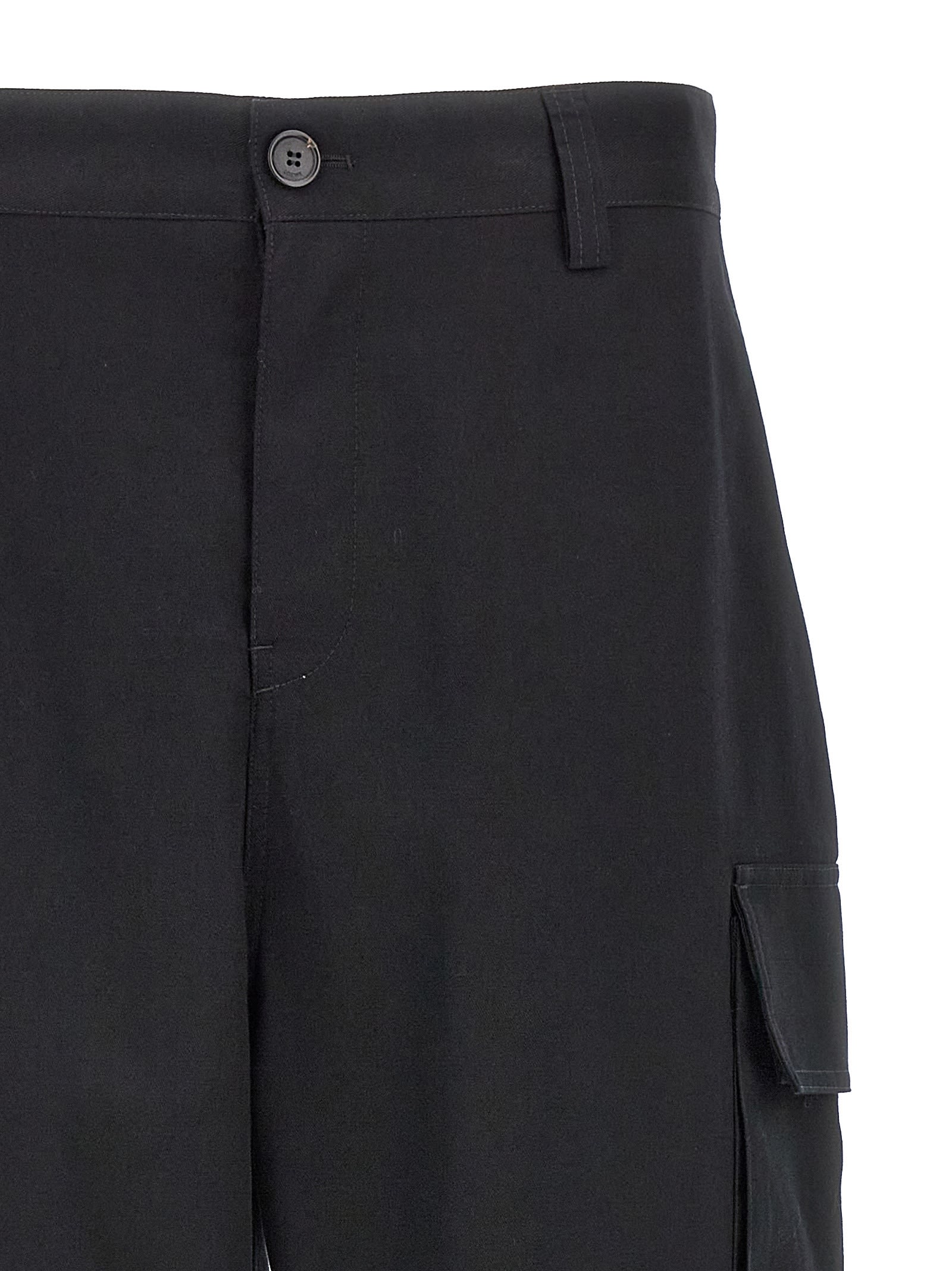 Shop Loewe Cargo Pants In Black