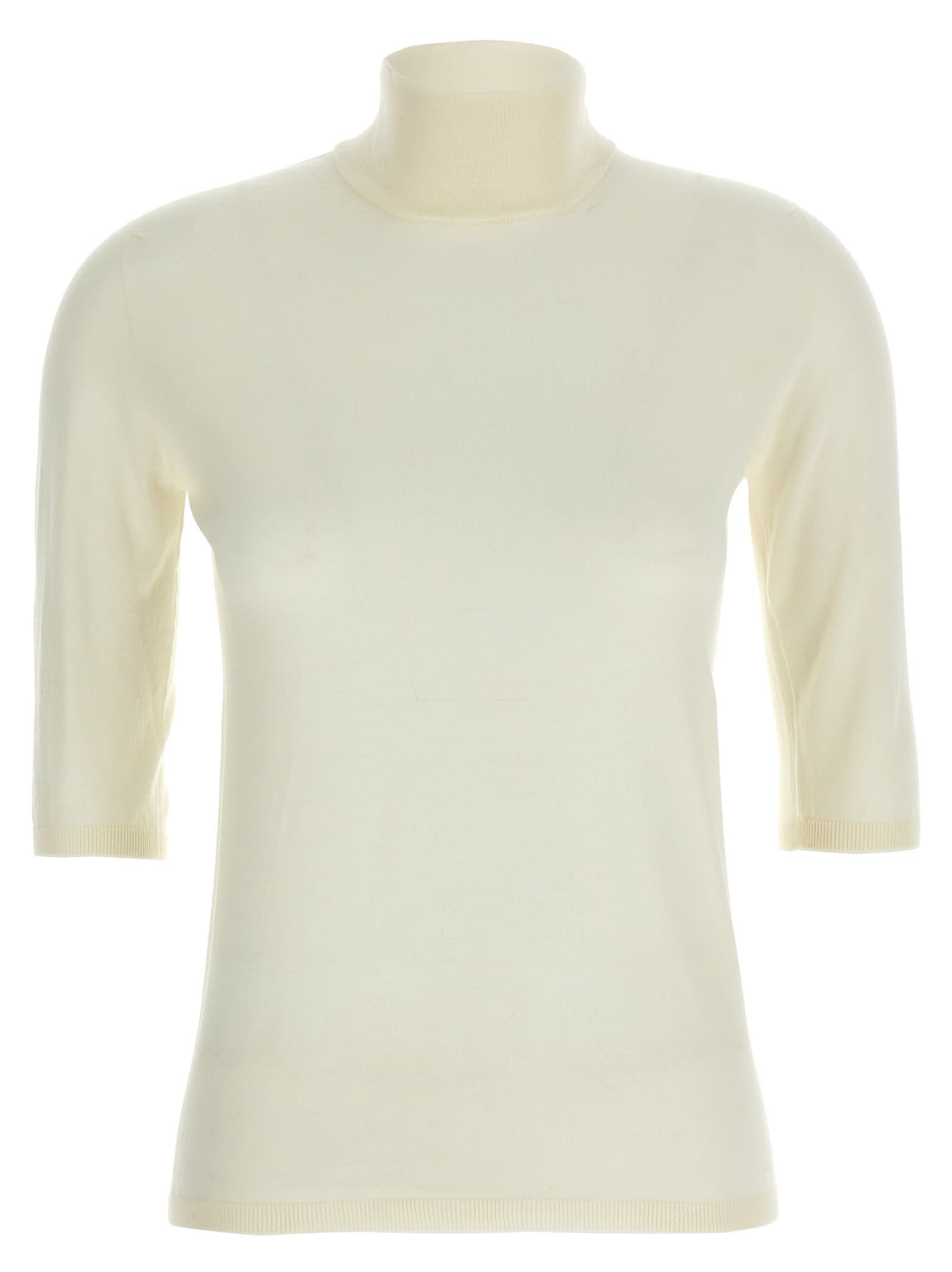 Max Mara Cecina Sweaters And Cardigans White In White