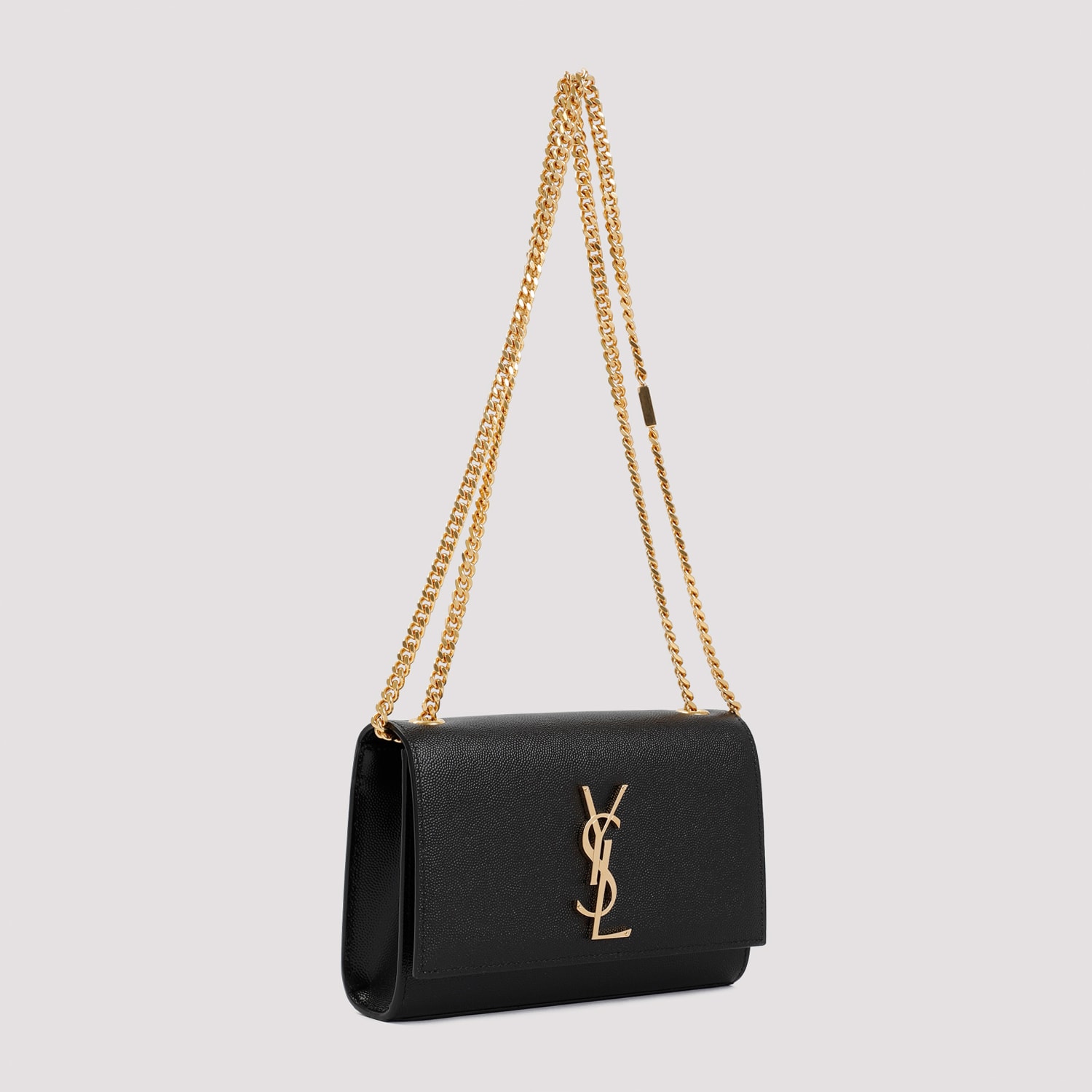 Saint Laurent Kate Small Chain Bag In Black