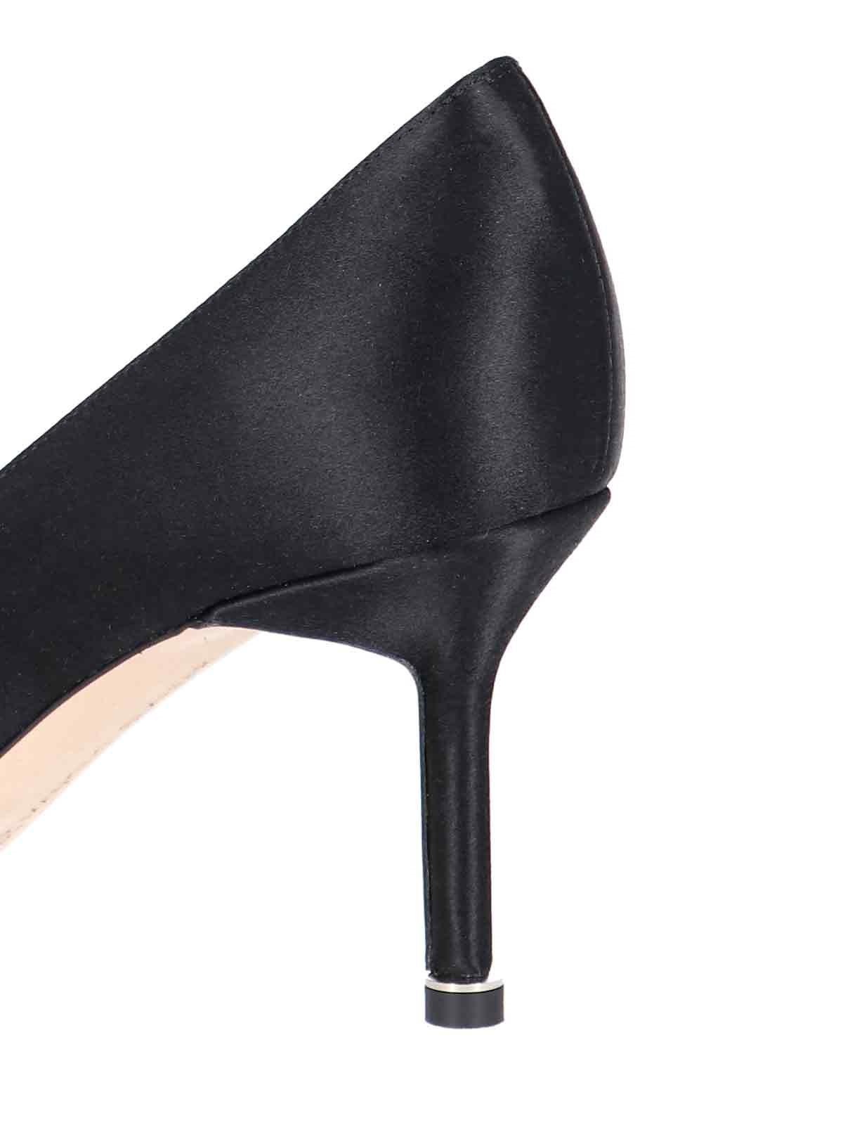 Shop Manolo Blahnik Hangisi 70 Pumps In Black