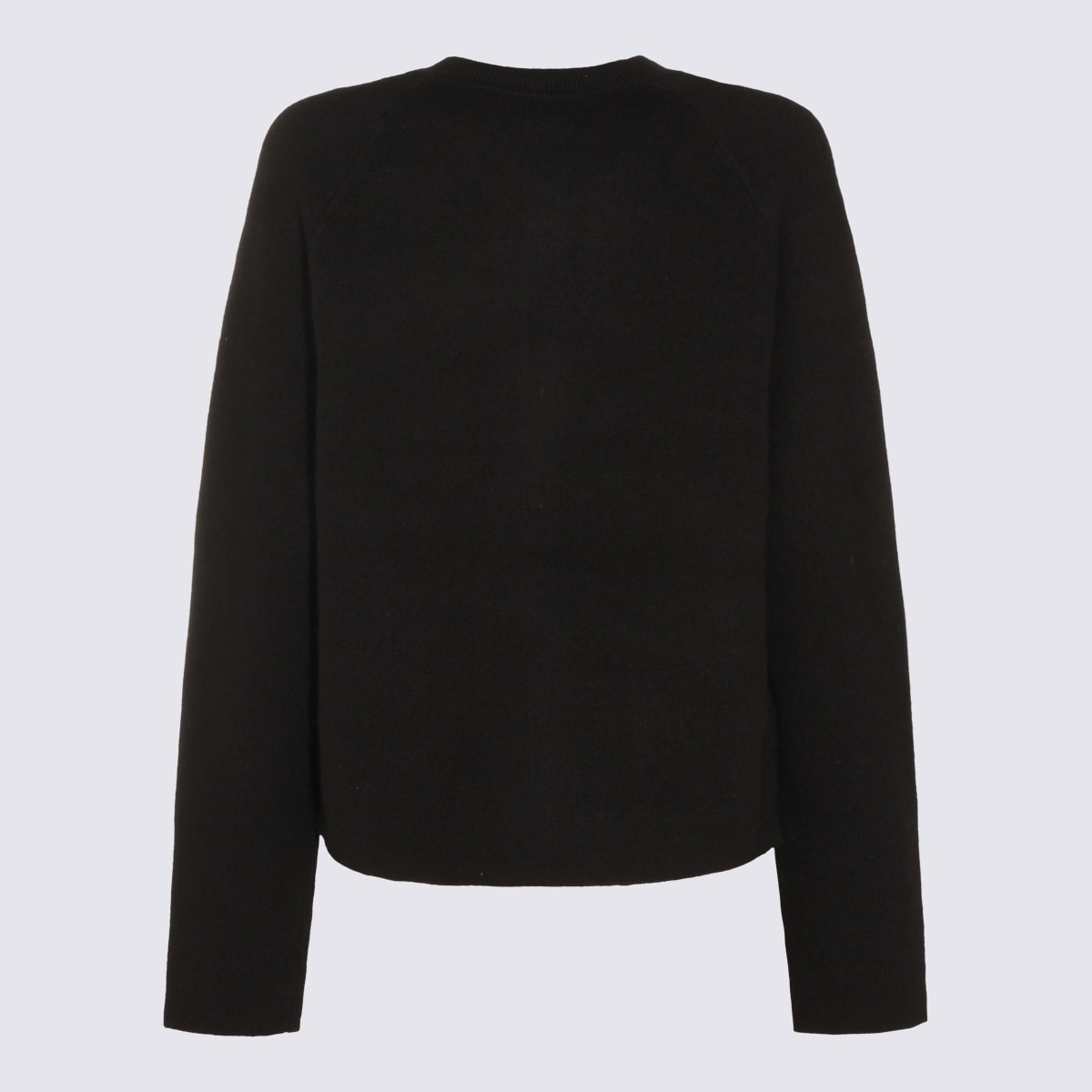 Totême Black Cashmere Knitwear In Brown