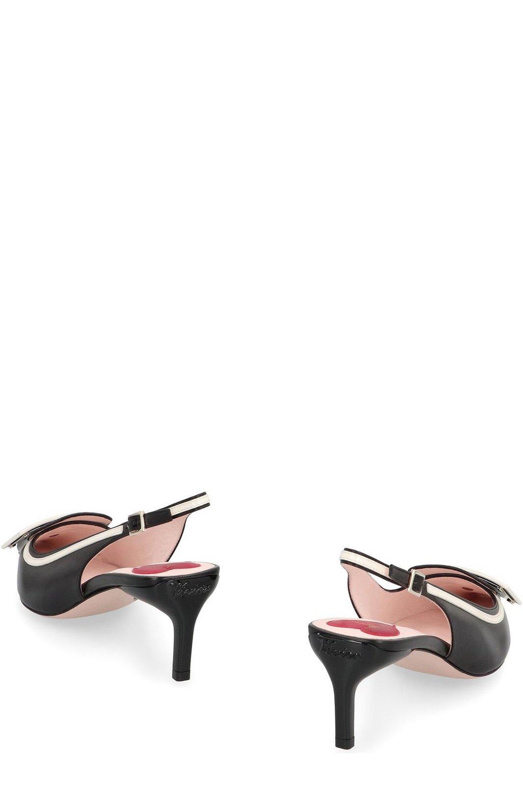 ROGER VIVIER VIV CANARD SLINGBACK PUMPS