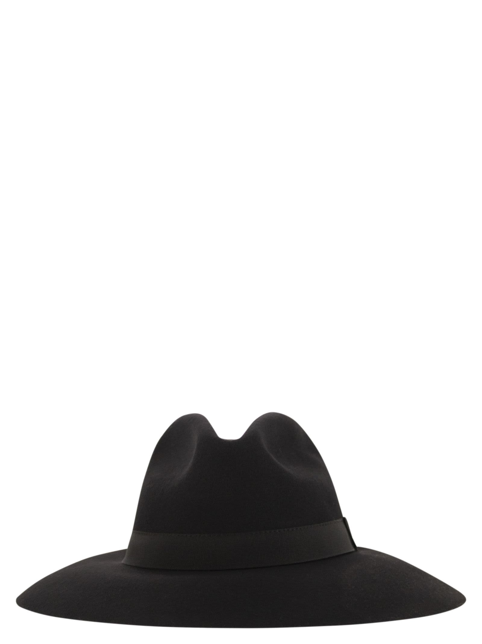Fay Wool Felt Hat In Black