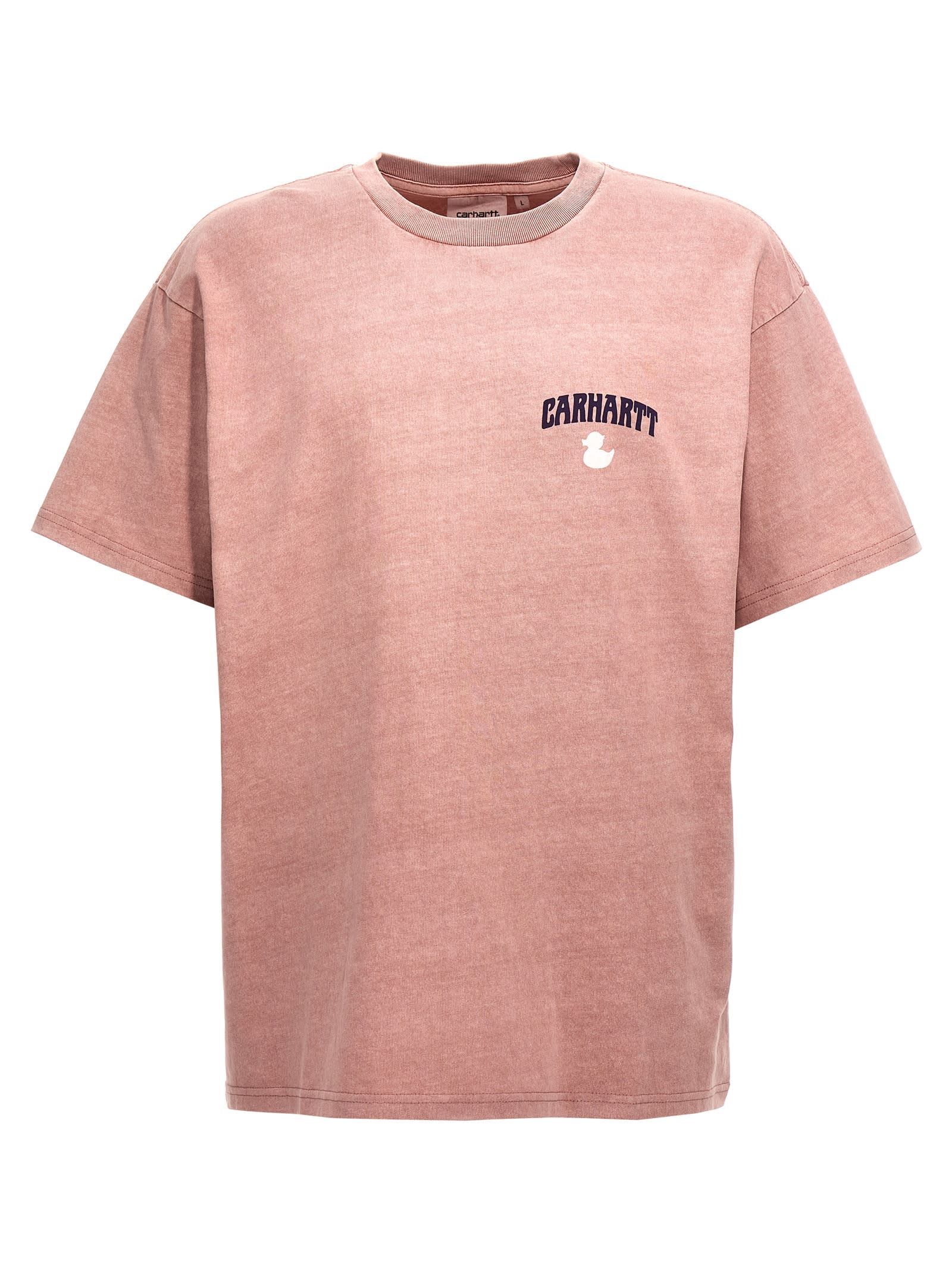 Shop Carhartt Duckin T-shirt In Pink