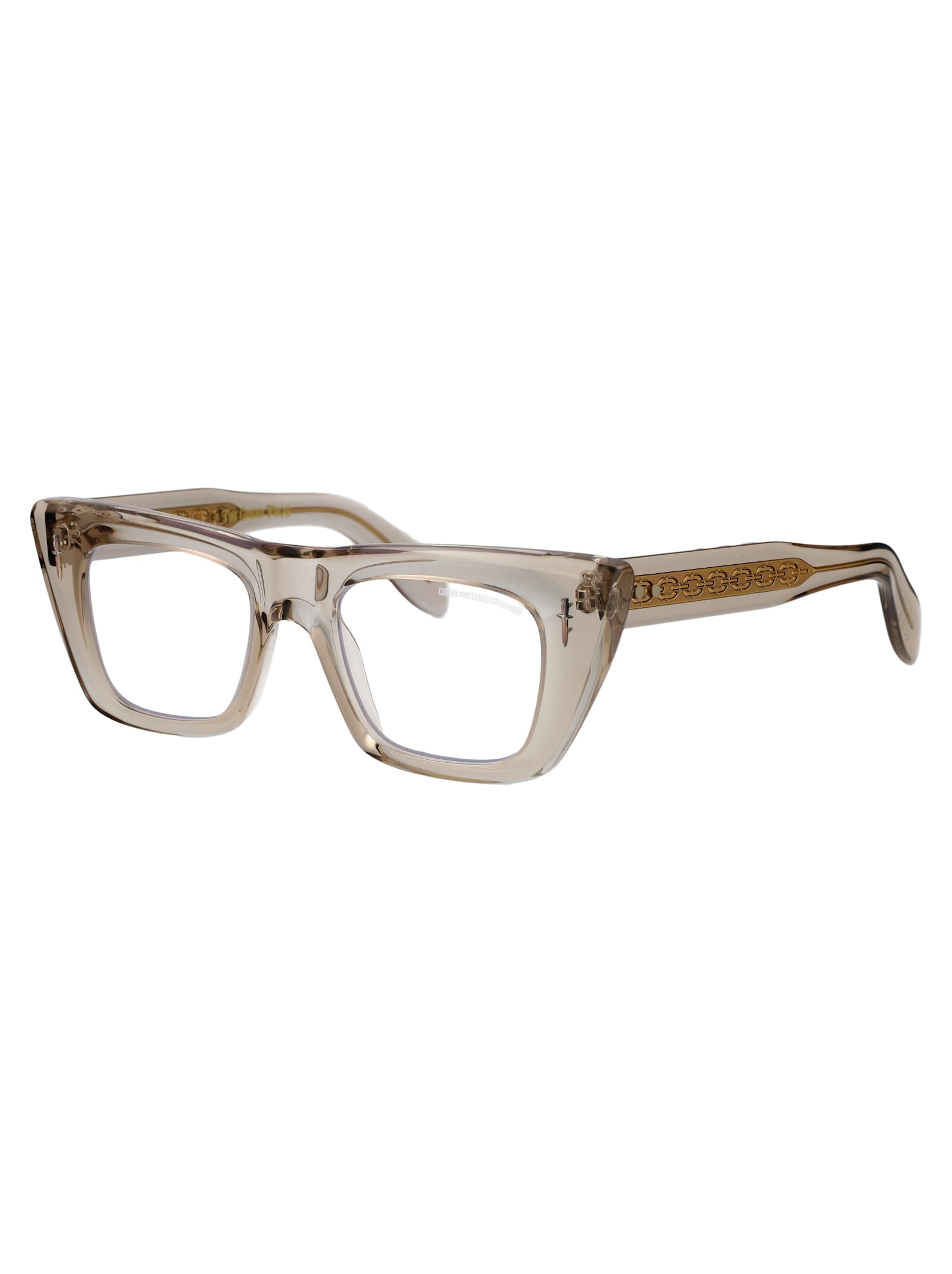 Shop Cutler And Gross The Great Frog - 008 Glasses In 04 Sand Crystal