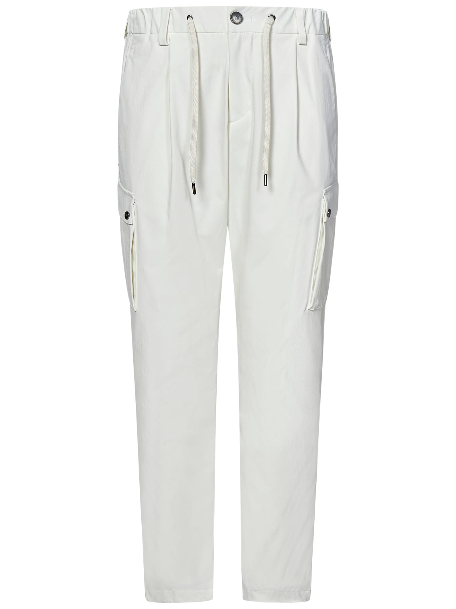 Shop Herno Resort Trousers In White