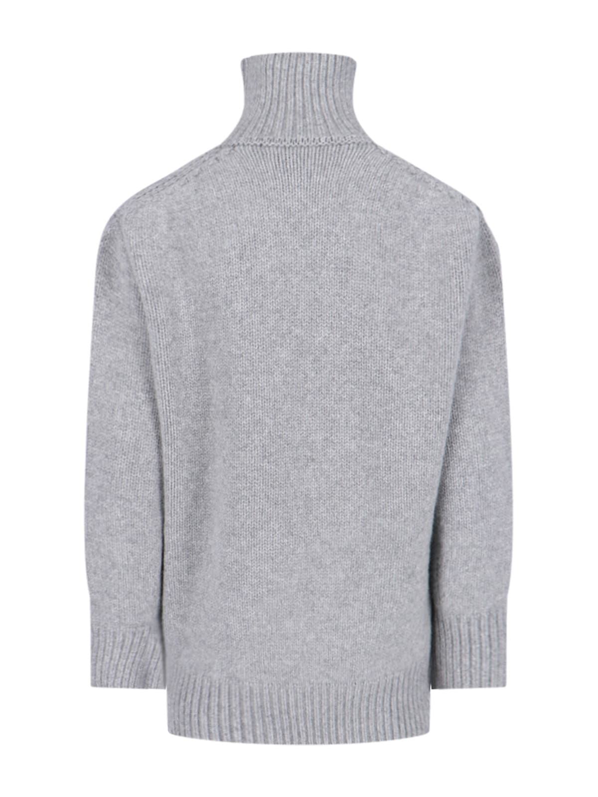 Shop Sa Su Phi Turtle-neck Sweater In Gray