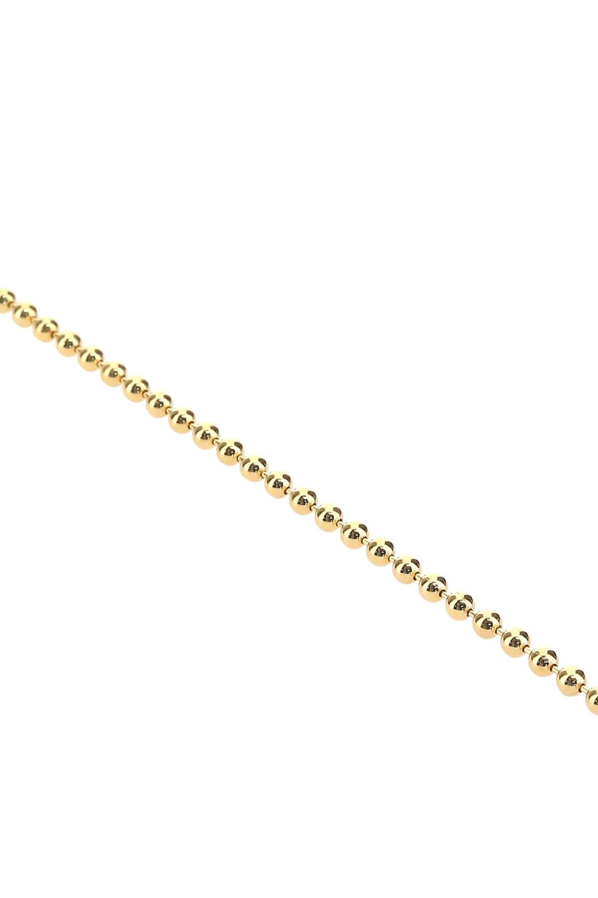 Shop Ambush Gold 925 Silver Ball Chain Necklace In 7600