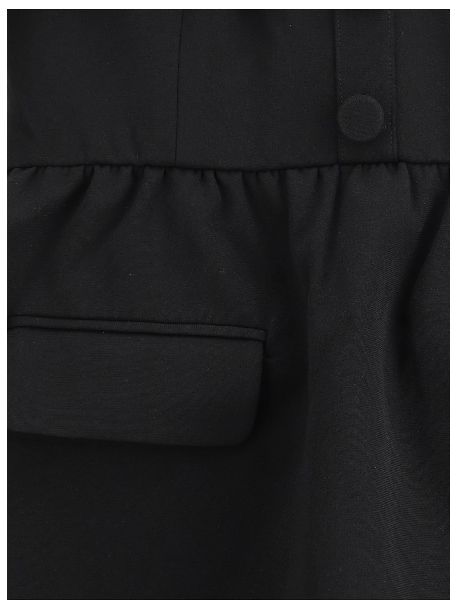 Self-portrait Black Crepe Off Shoulder Jumpsuit Black In Black