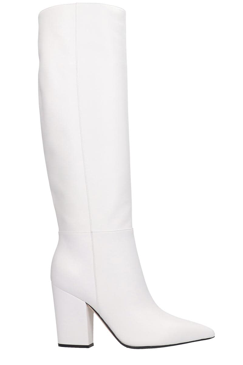 sergio rossi white boots