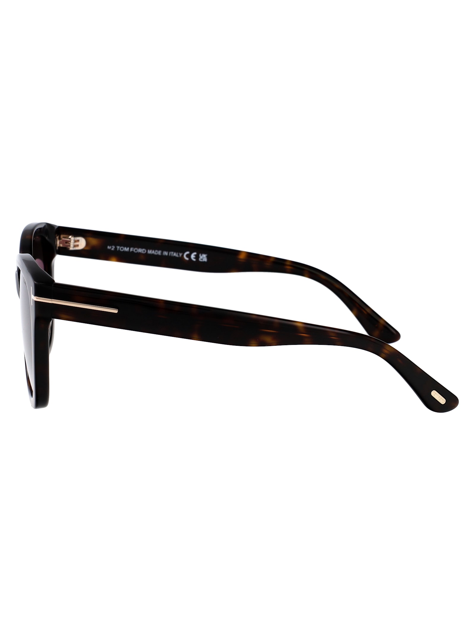 Tom Ford Full Frame Sunglasses In Avana Scura / Fumo Grad
