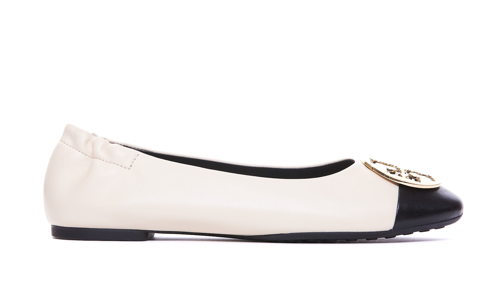 Shop Tory Burch Claire Ballets In White