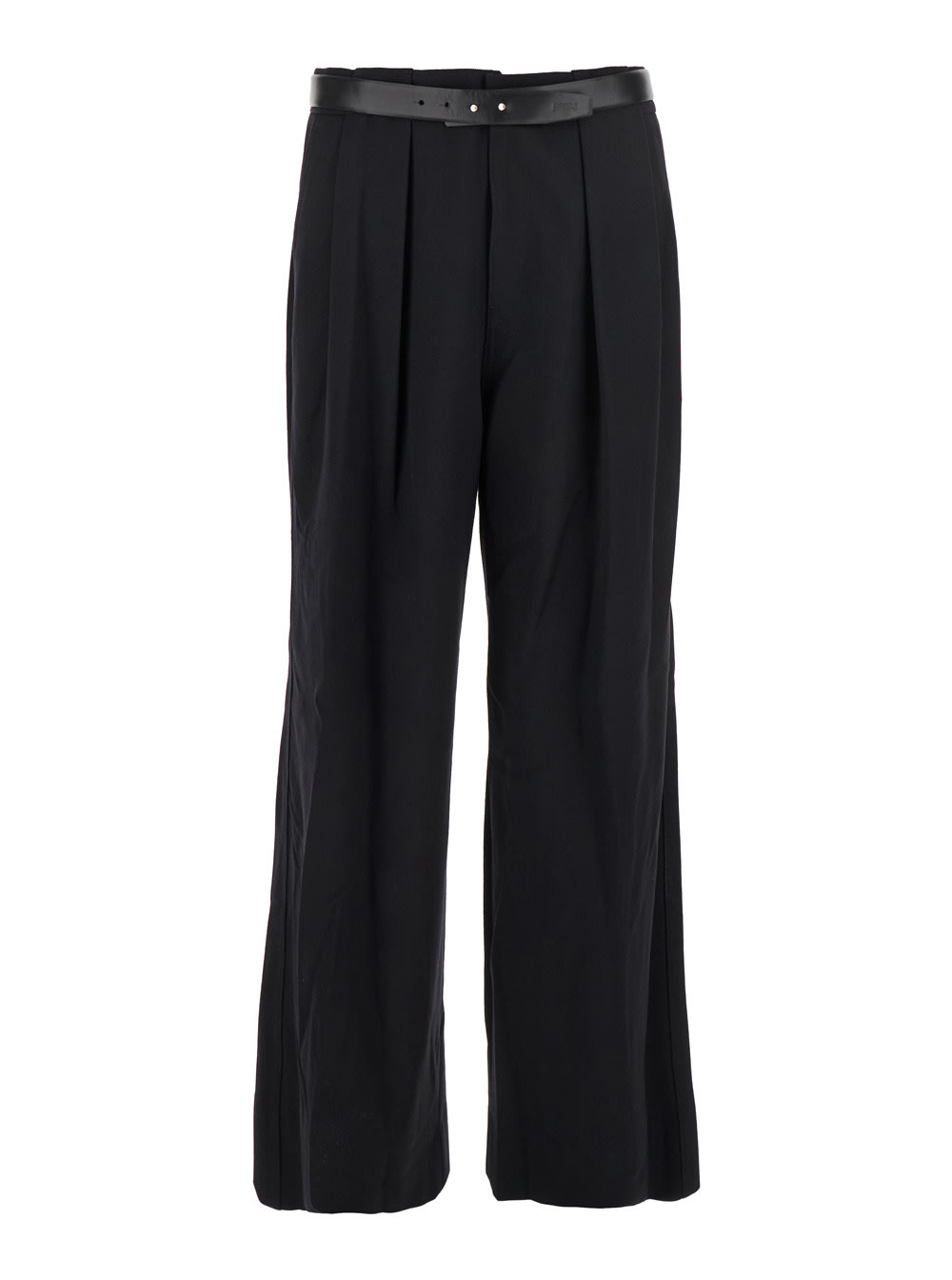 Juun. J Wool Blended Pants With Belt