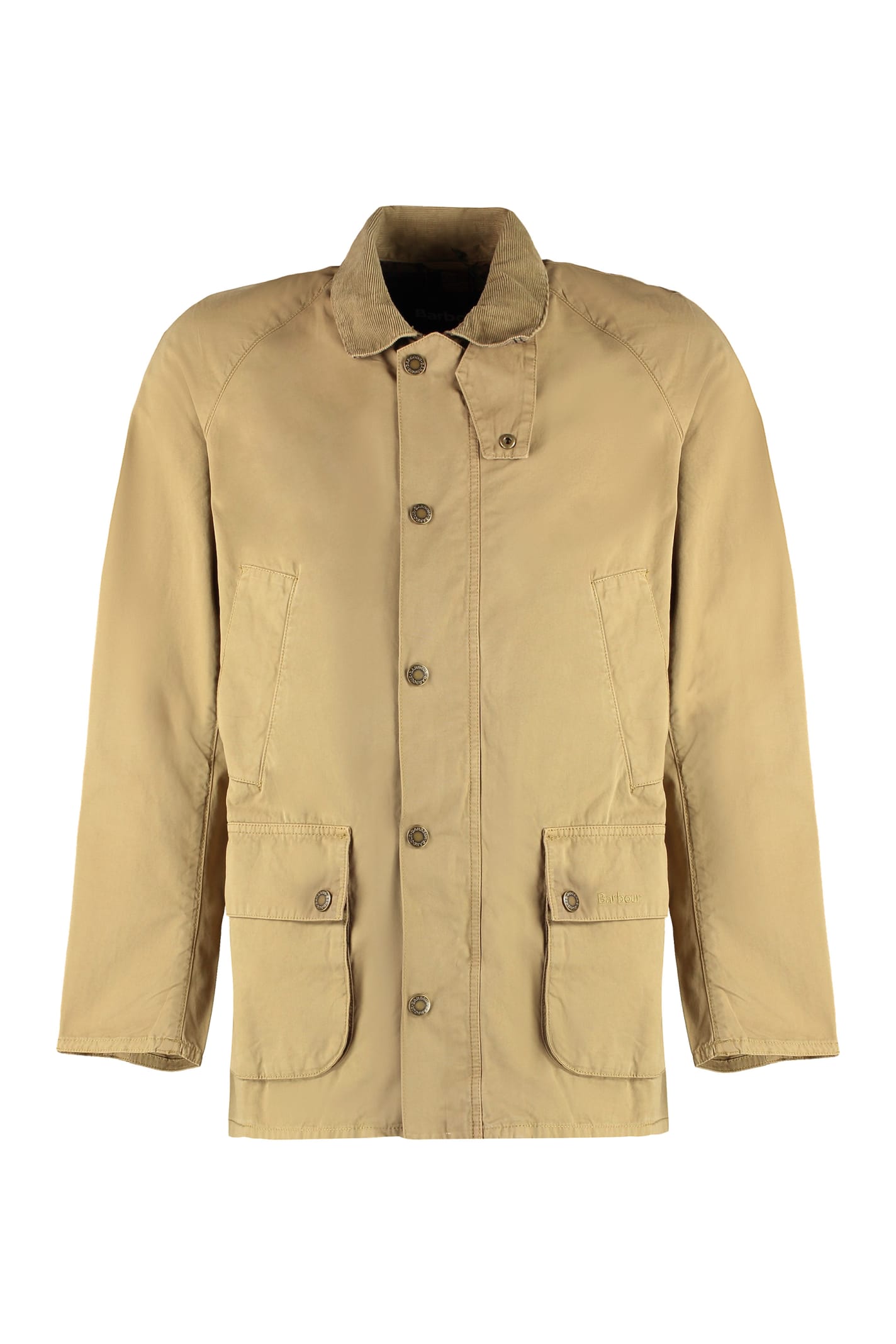 Shop Barbour Ashby Casual Cotton Jacket In Beige