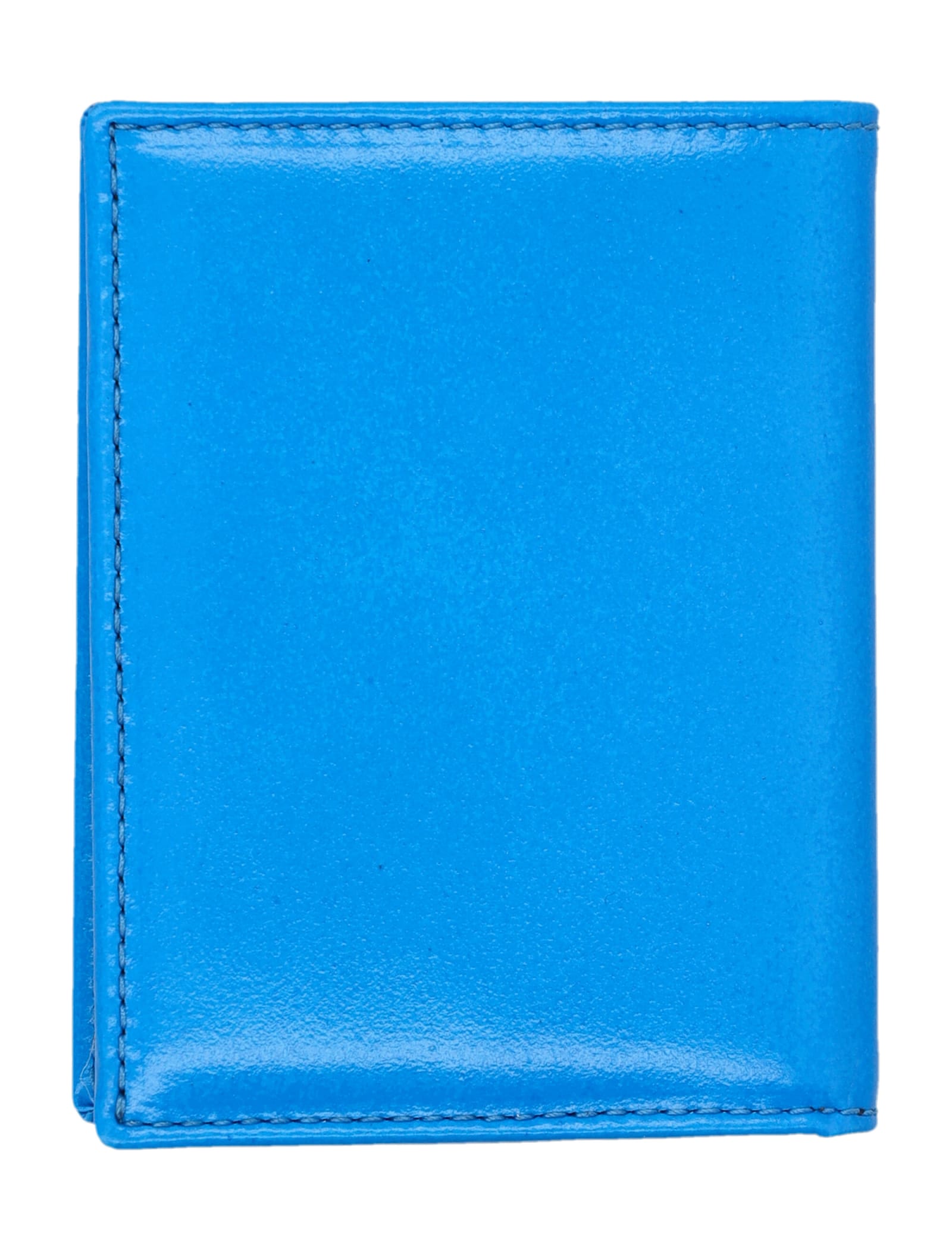 Shop Comme Des Garçons Super Fluo Cardholder In Green/blue