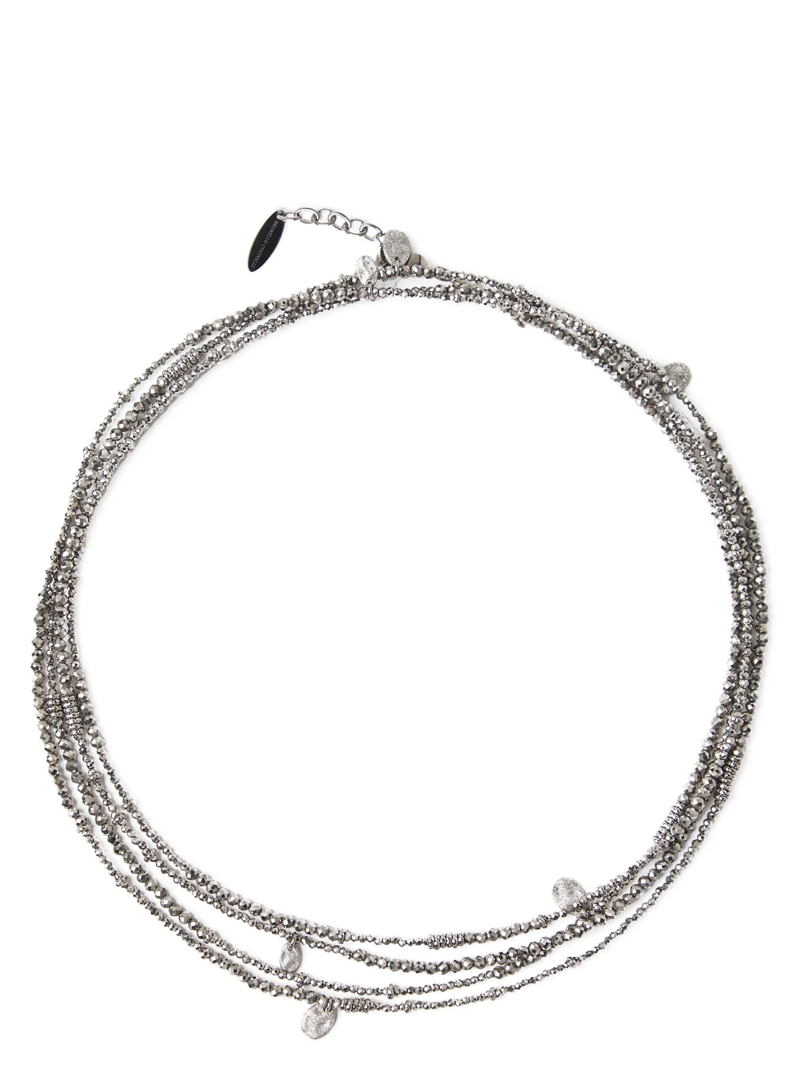 Brunello Cucinelli Strand Bracelet With Adjustable Beaded Detailing In Cqu35