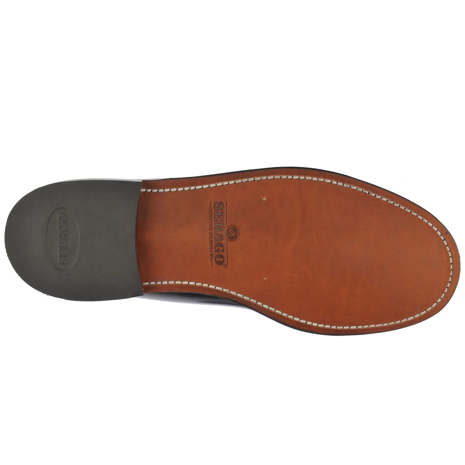 Sebago Black Calf Leather Loafers
