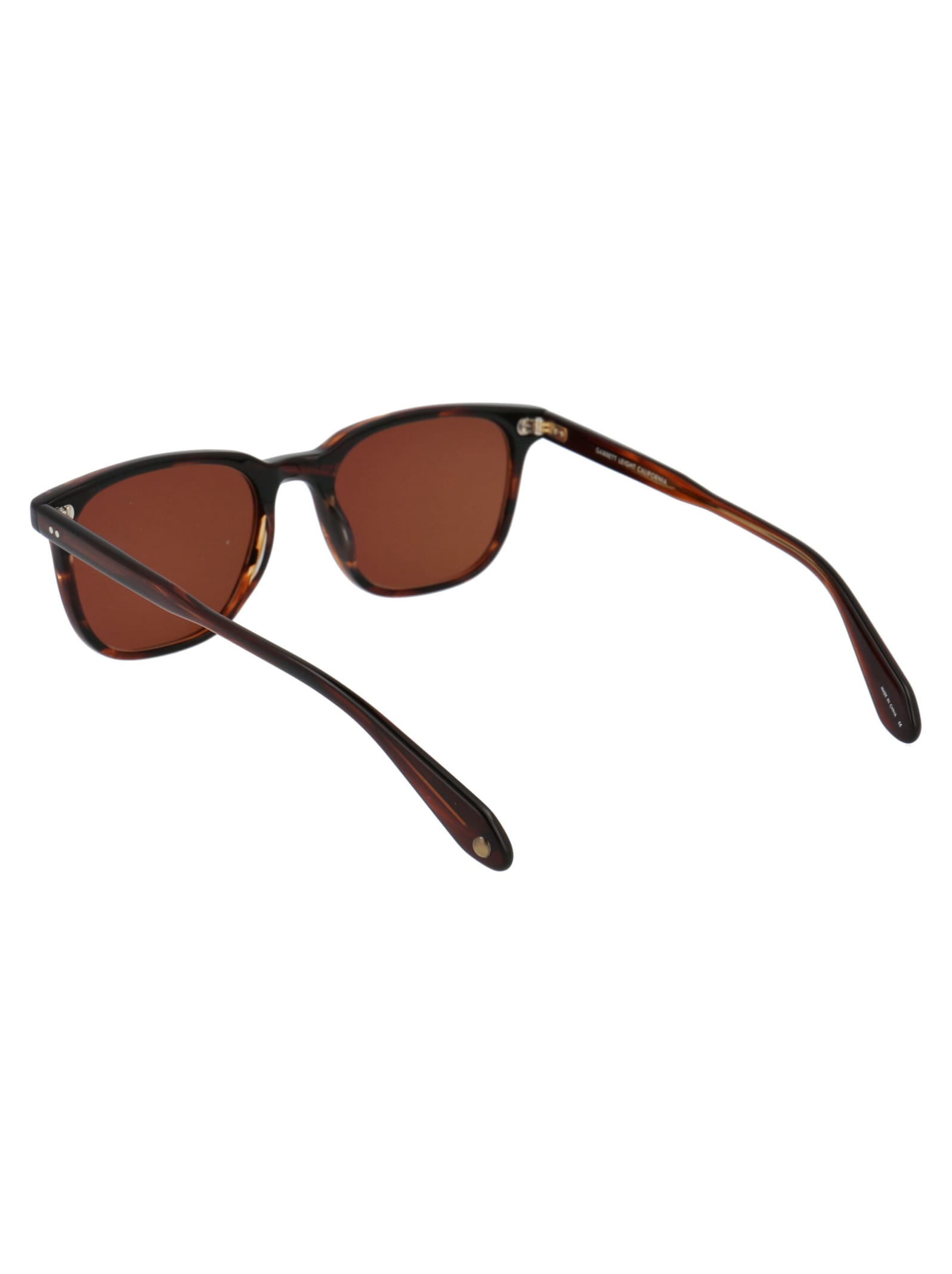 Garrett Leight Emperor Sunglasses In Mahogany Tort