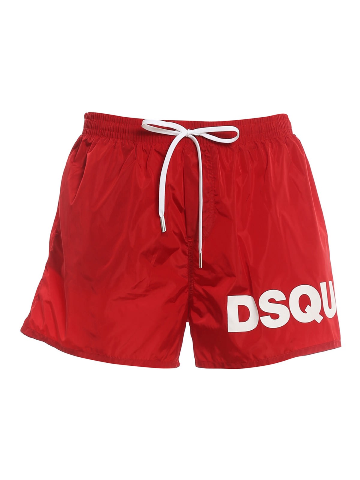 Dsquared2 Costume Boxer Rosso Con Logo D7b8p4060600