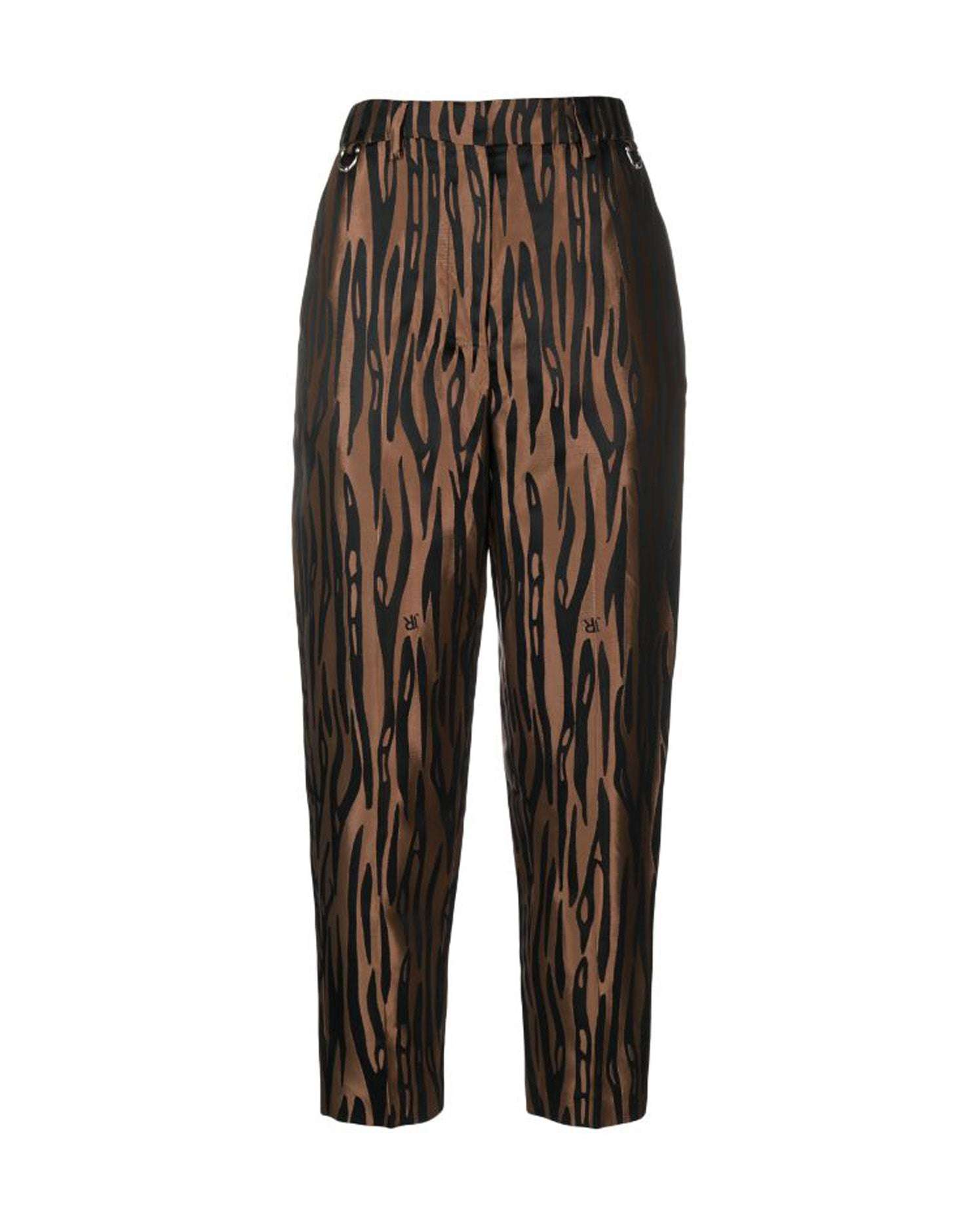 Straight Line Trousers With Pattern