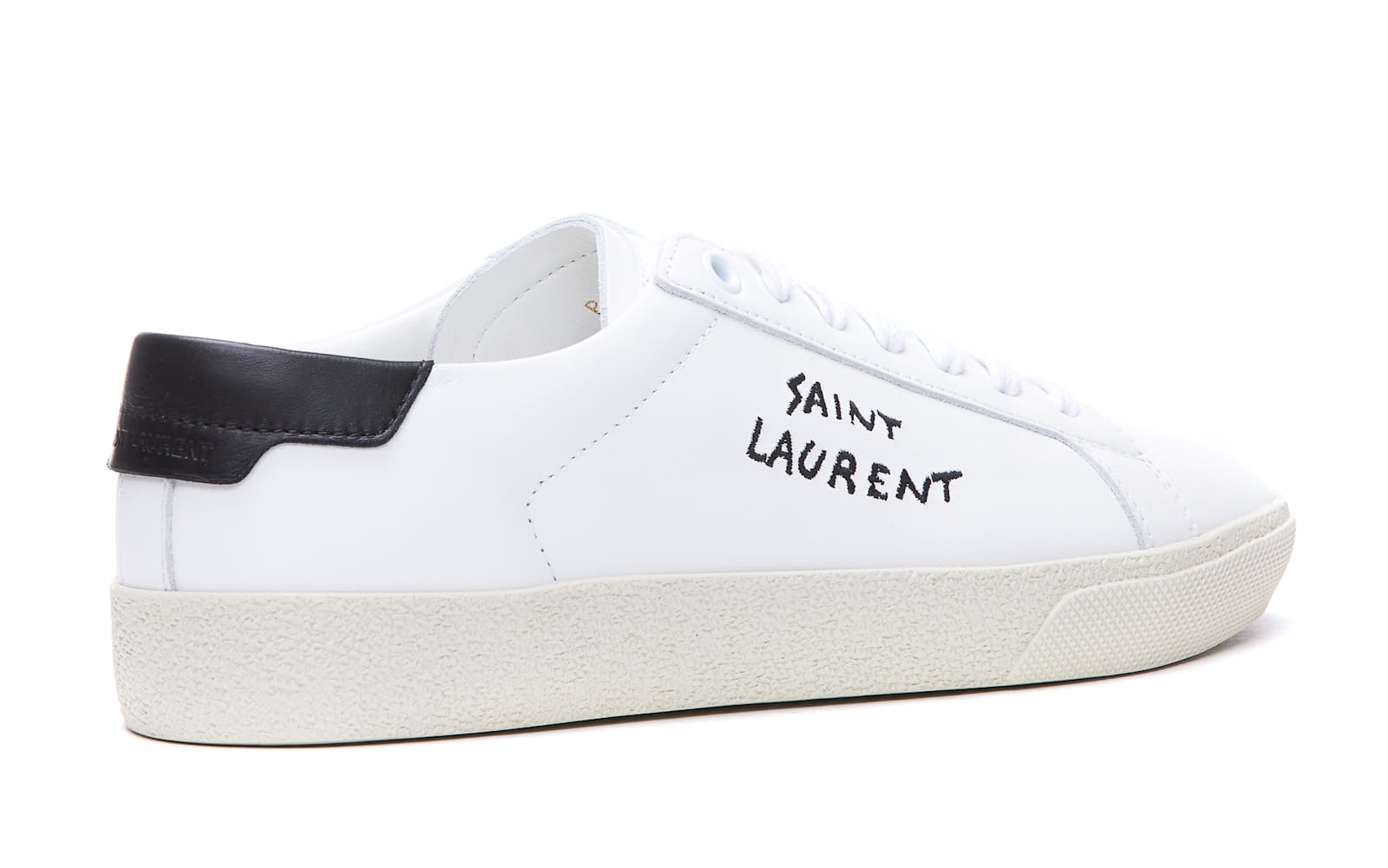 Shop Saint Laurent Signature Sneakers In White