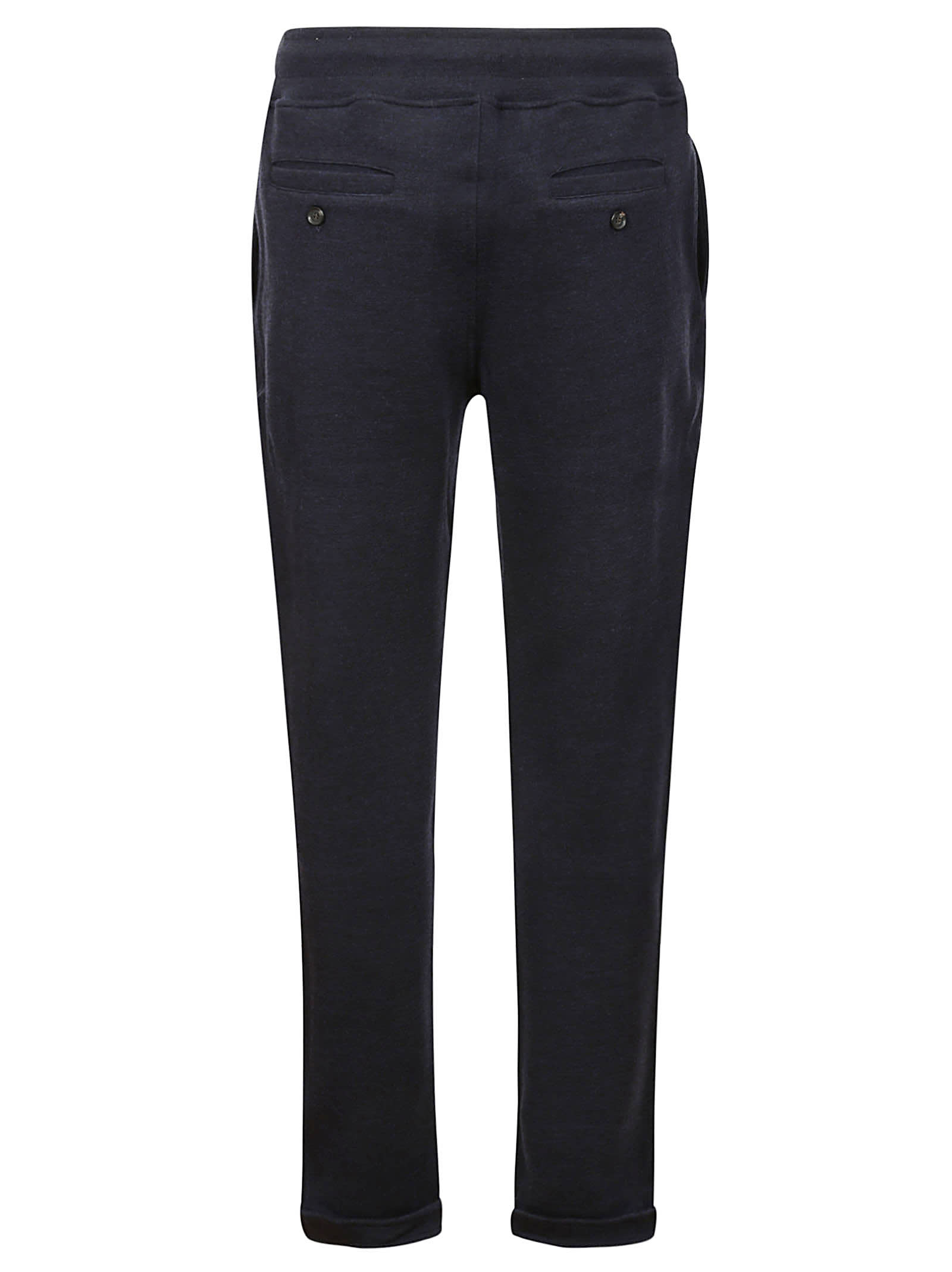 Shop Isaia Sweatpants In Blue