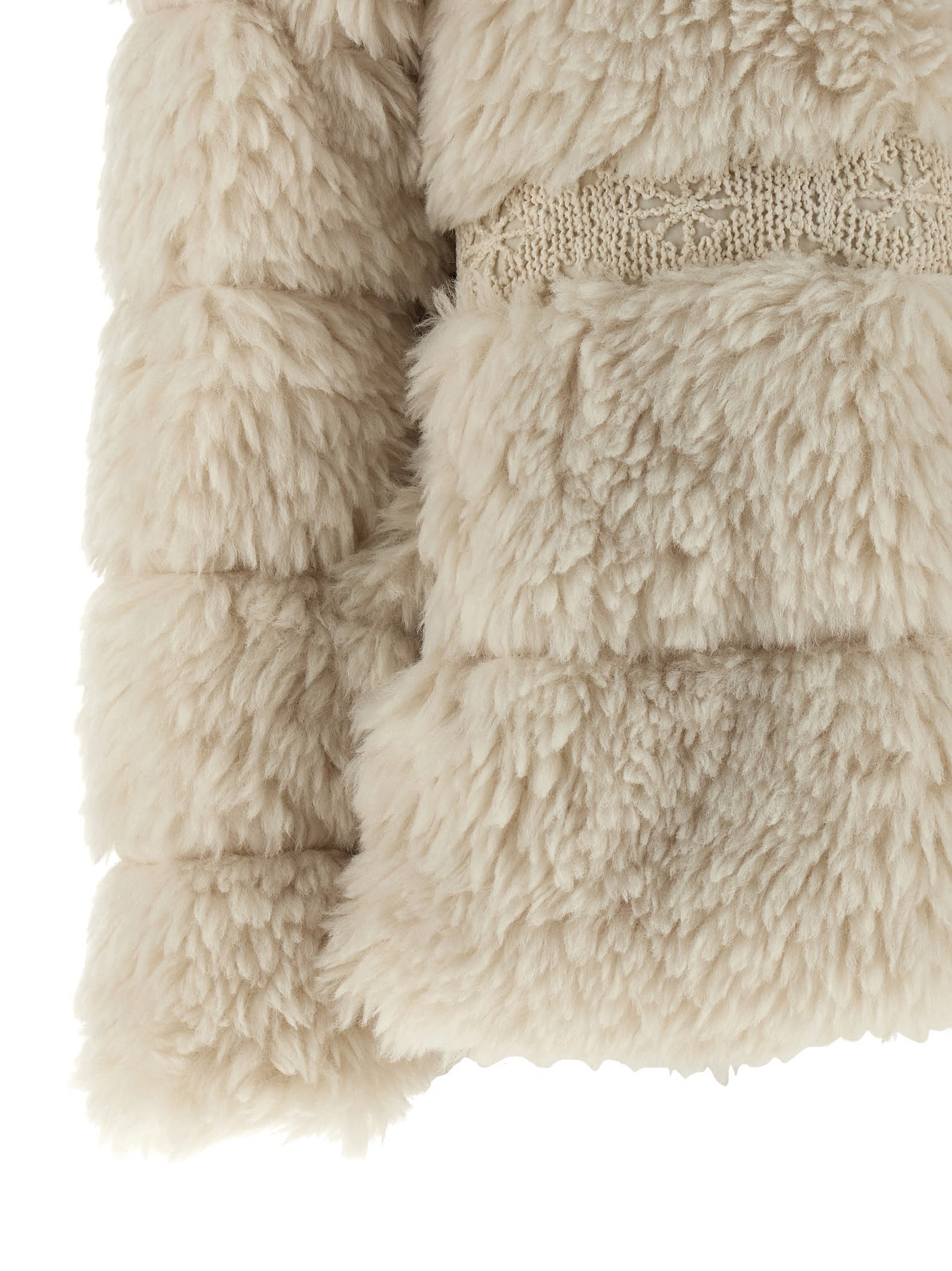 Moncler Verie Down Jacket In Neutral