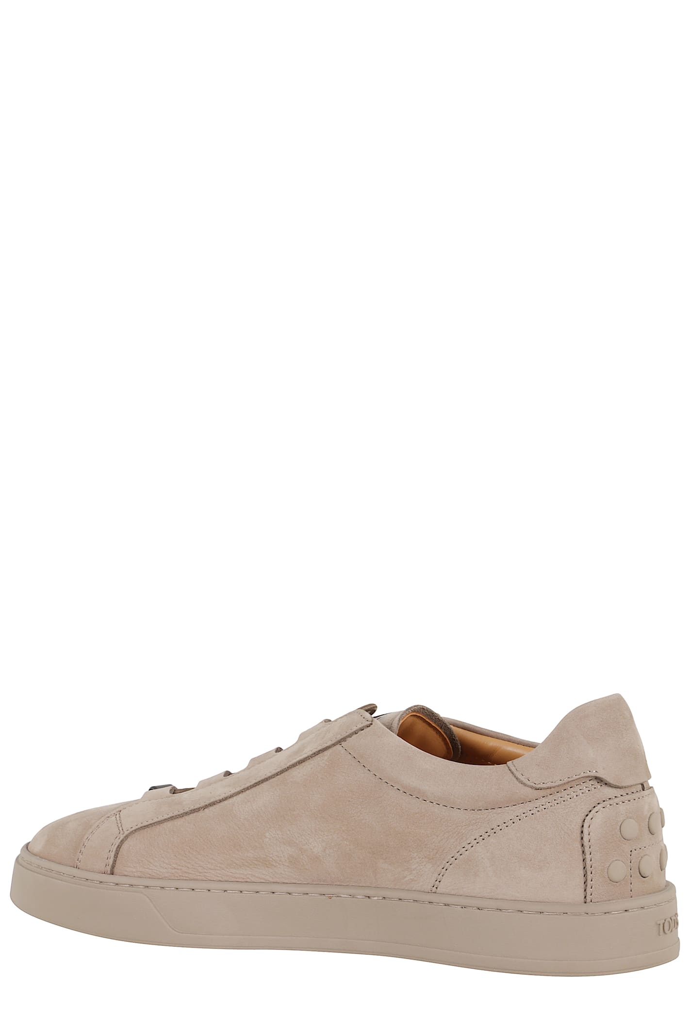 Tod's Round Toe Low-top Rubber Sole Sneakers