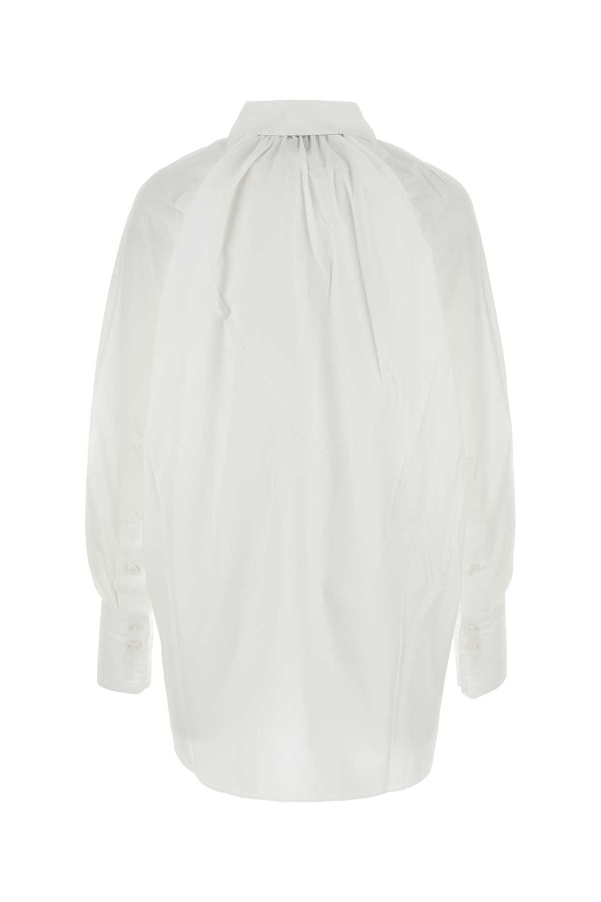 Patou White Poplin Oversize Shirt