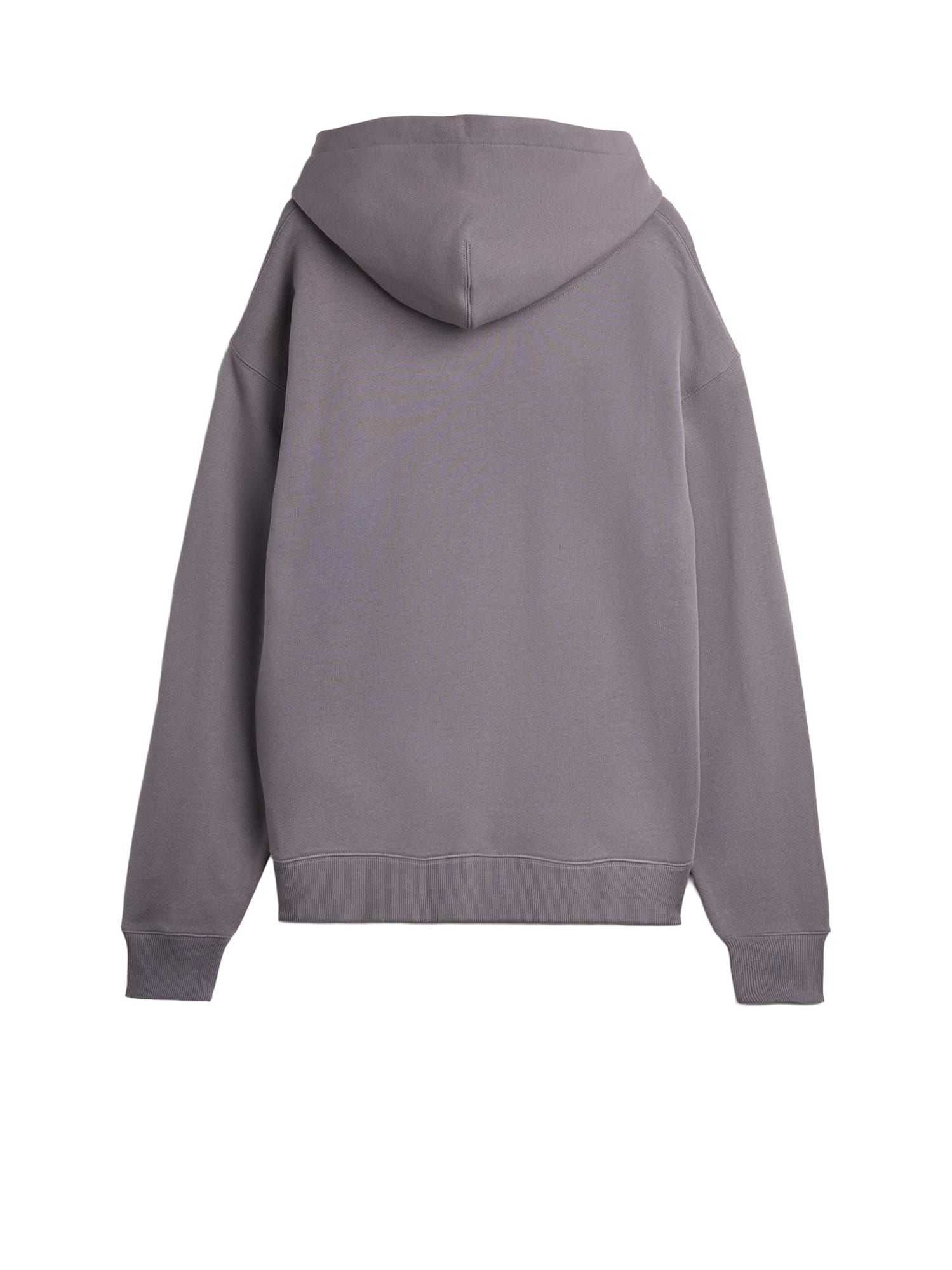 Y-3 Hooded Sweater With Drawstring And Ribbed Details In Purple