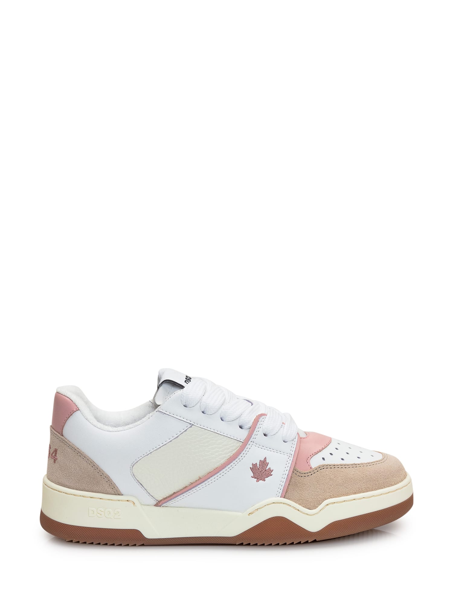 Spiker Leather Low-top Sneakers