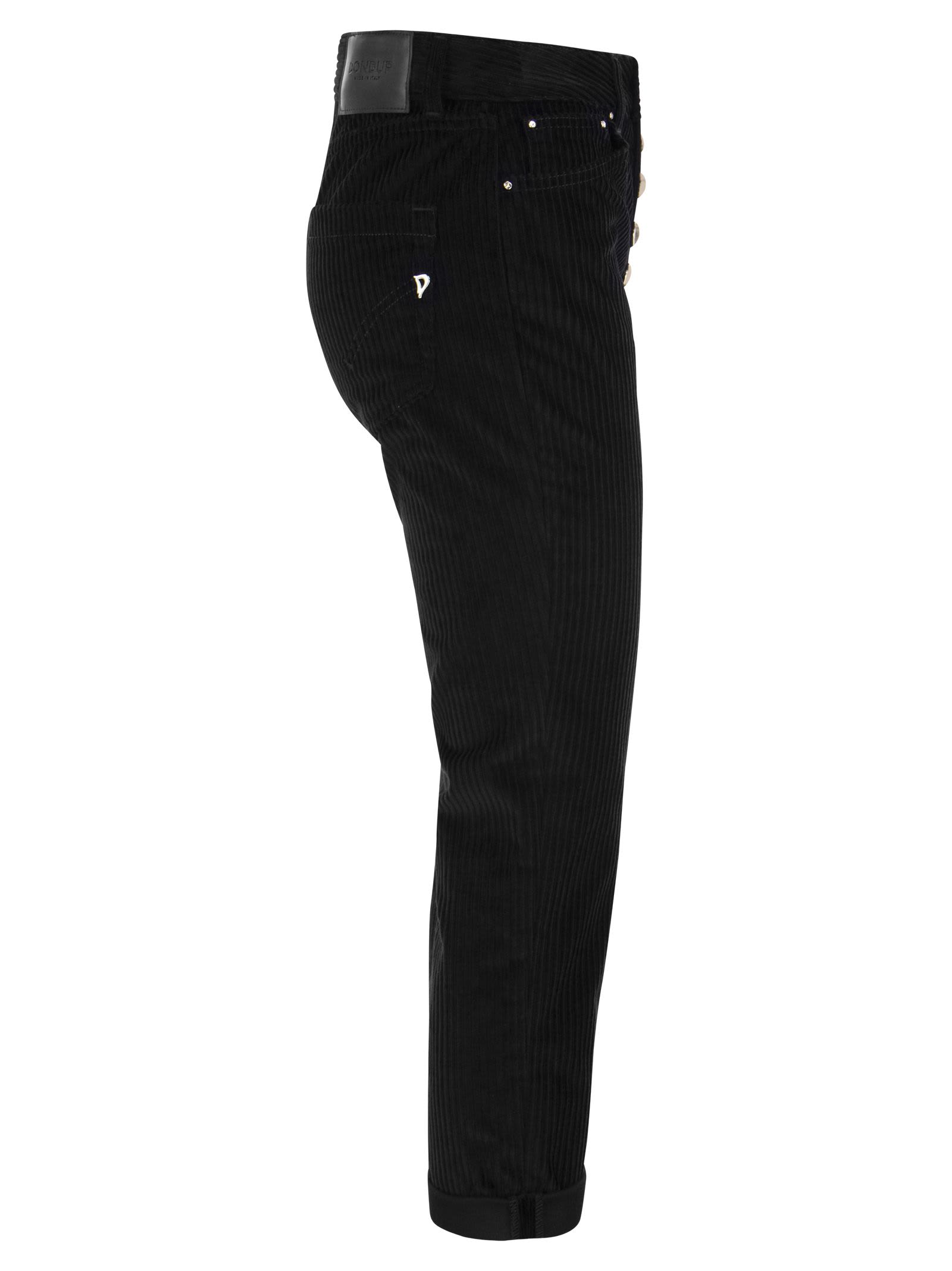Dondup Woman Pants Black Size 31 Cotton, Elastomultiester, Elastane In Black