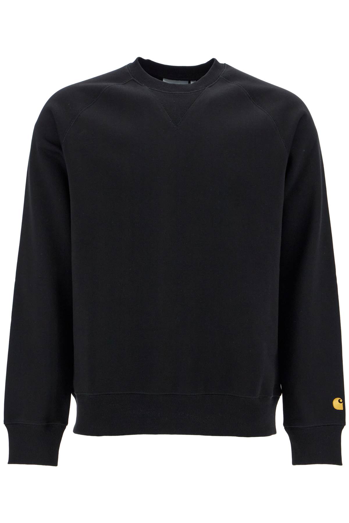 Shop Carhartt Raglan Chase Rag In Black / Gold (black)