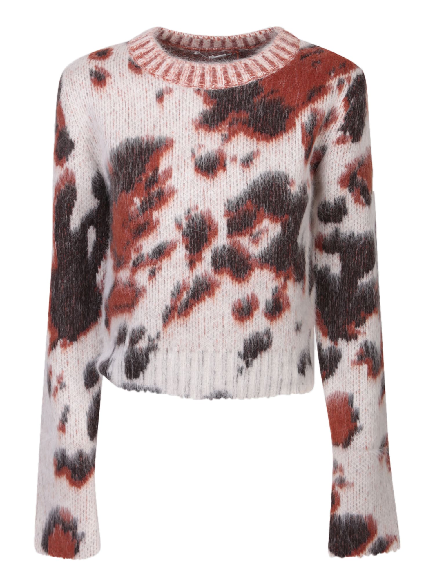 STELLA MCCARTNEY HORSE PRINT BROWN JUMPER