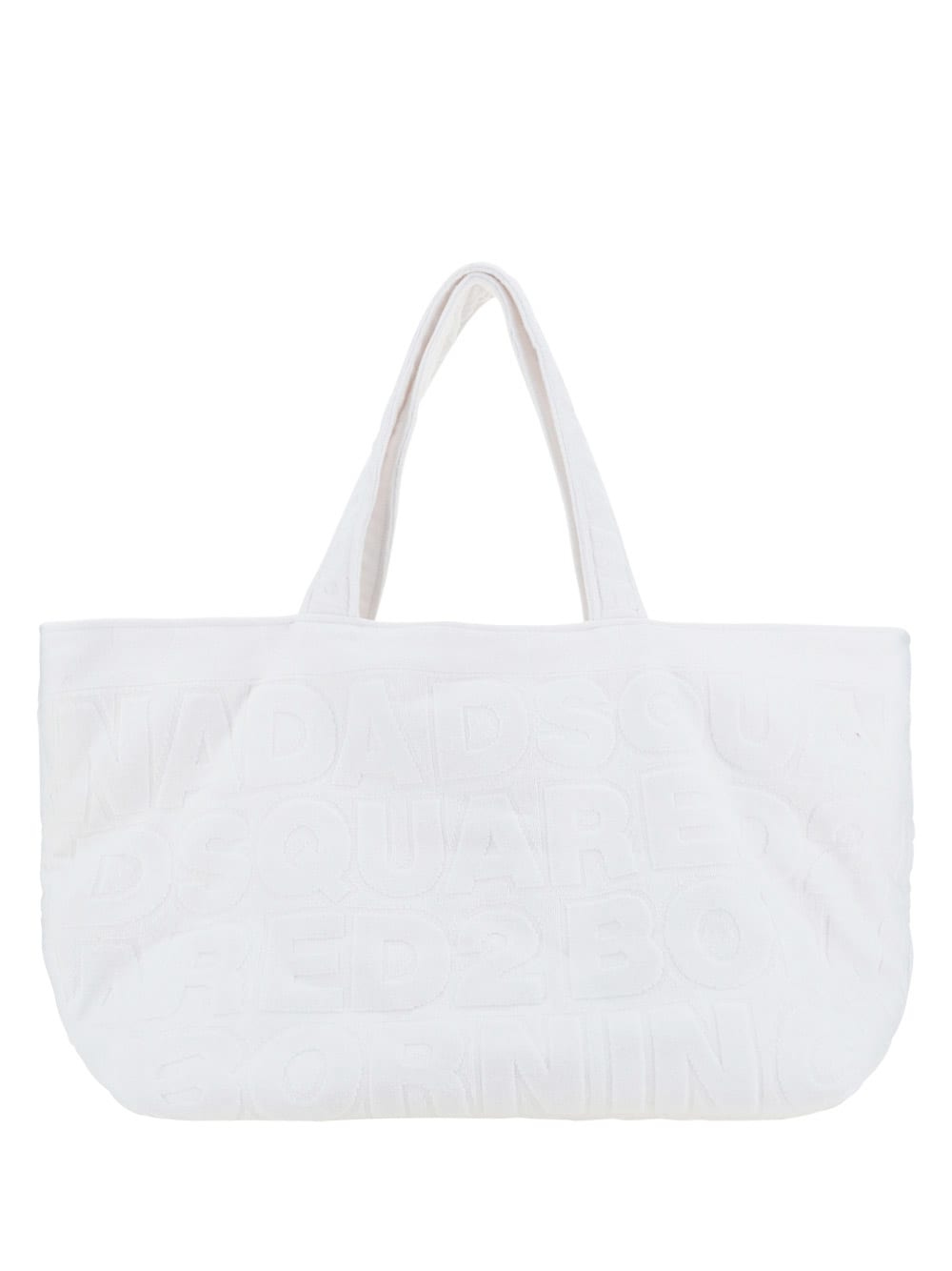 White Twin Beach Shopping Bag