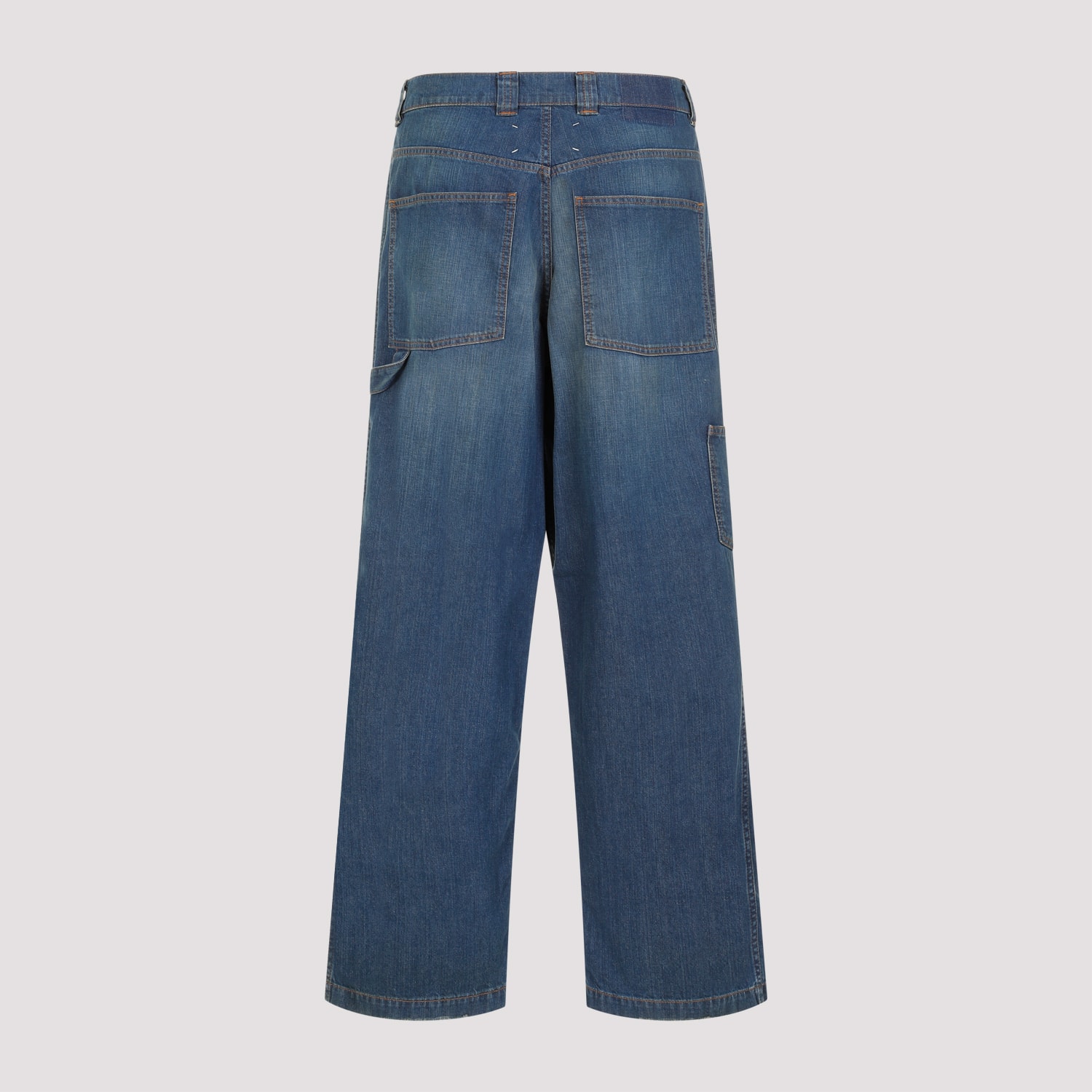 Shop Maison Margiela 5 Pockets Jeans In American Classic