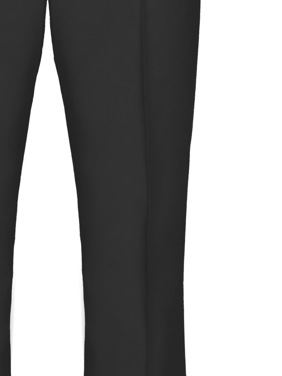 Shop Sportmax Straight Leg Cropped Trousers In Nero