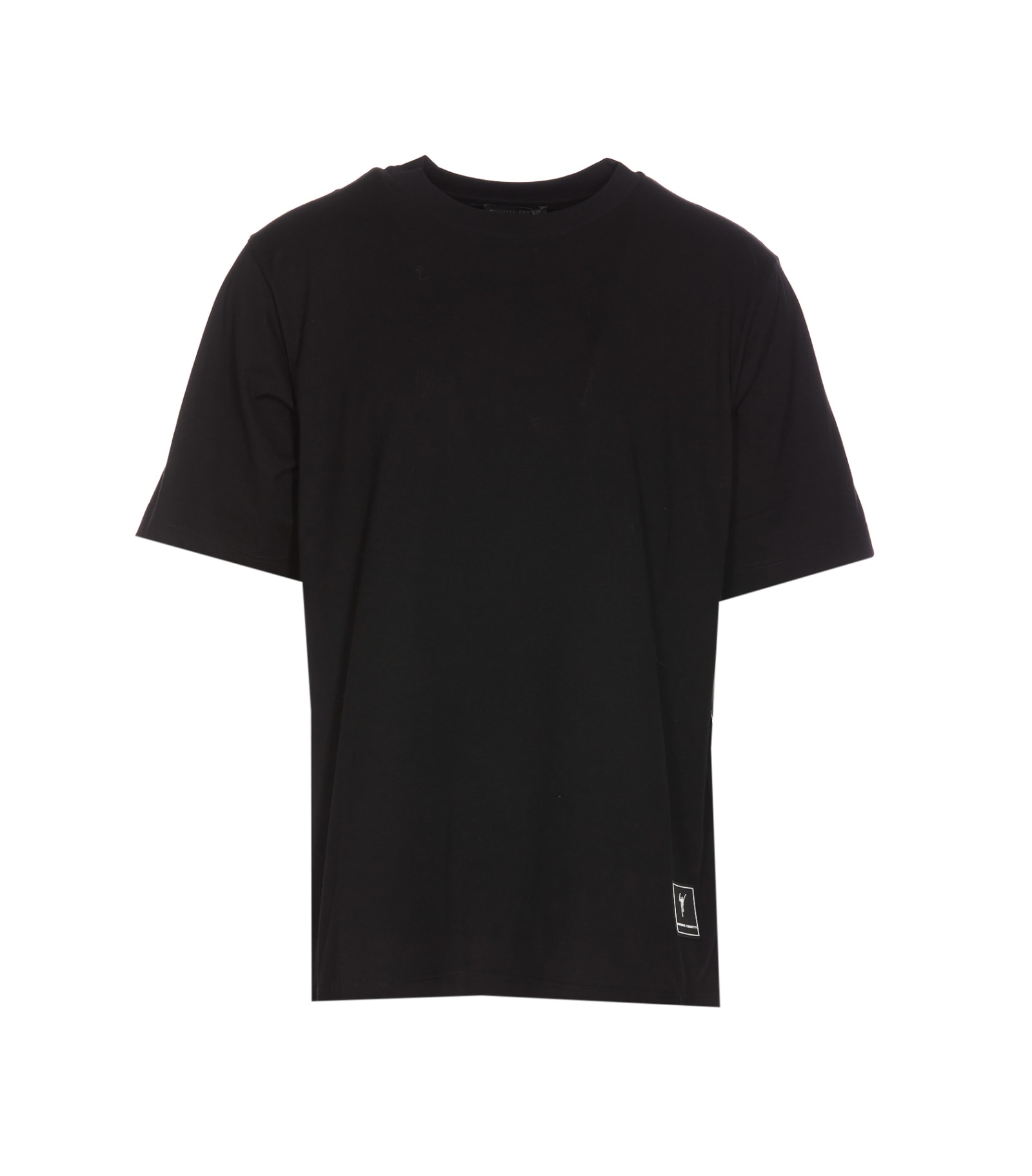 Shop Giuseppe Zanotti Lr-58 Logo T-shirt In Black