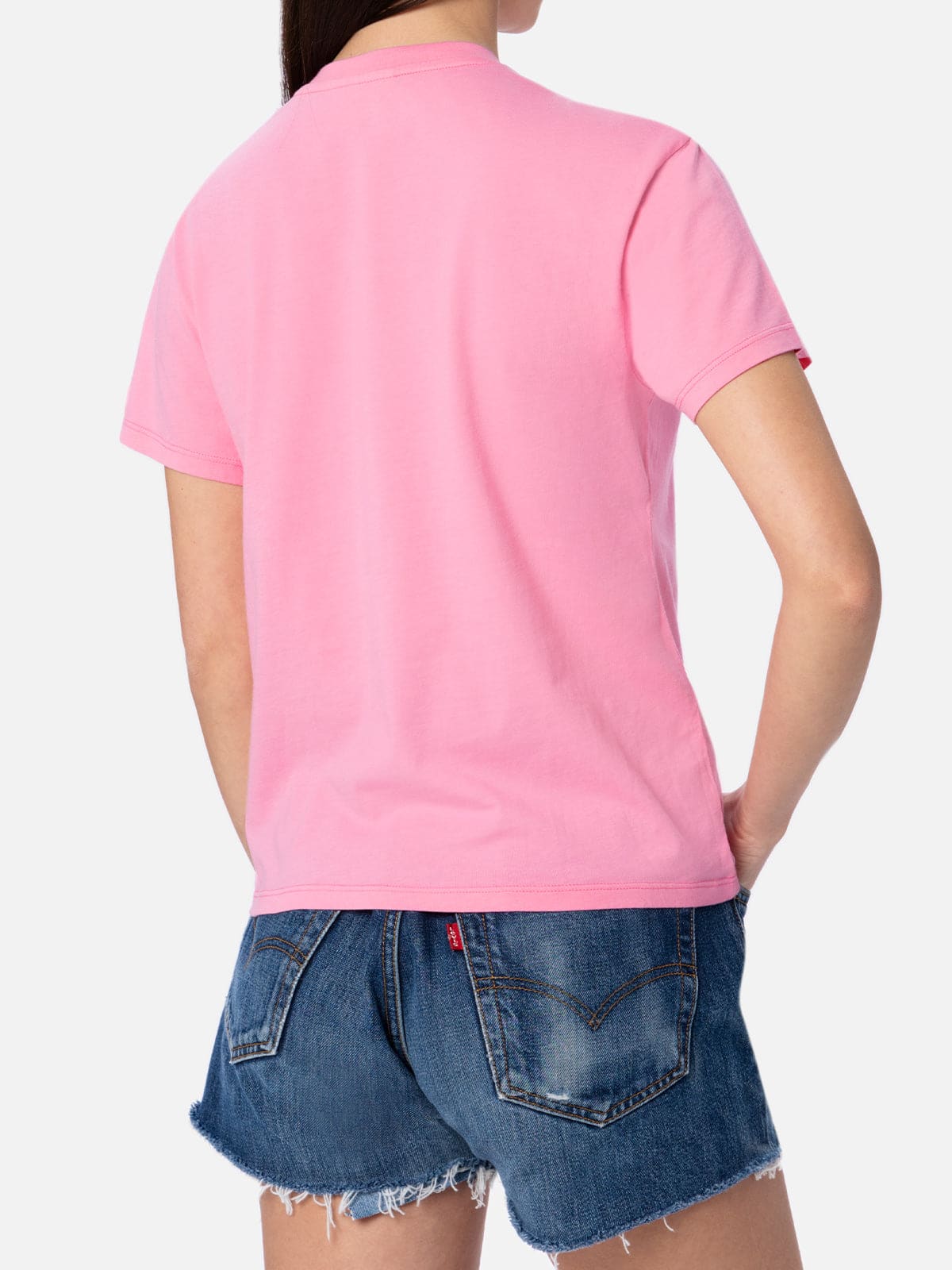 Mc2 Saint Barth Embroidered-motif Cotton T-shirt In Pink